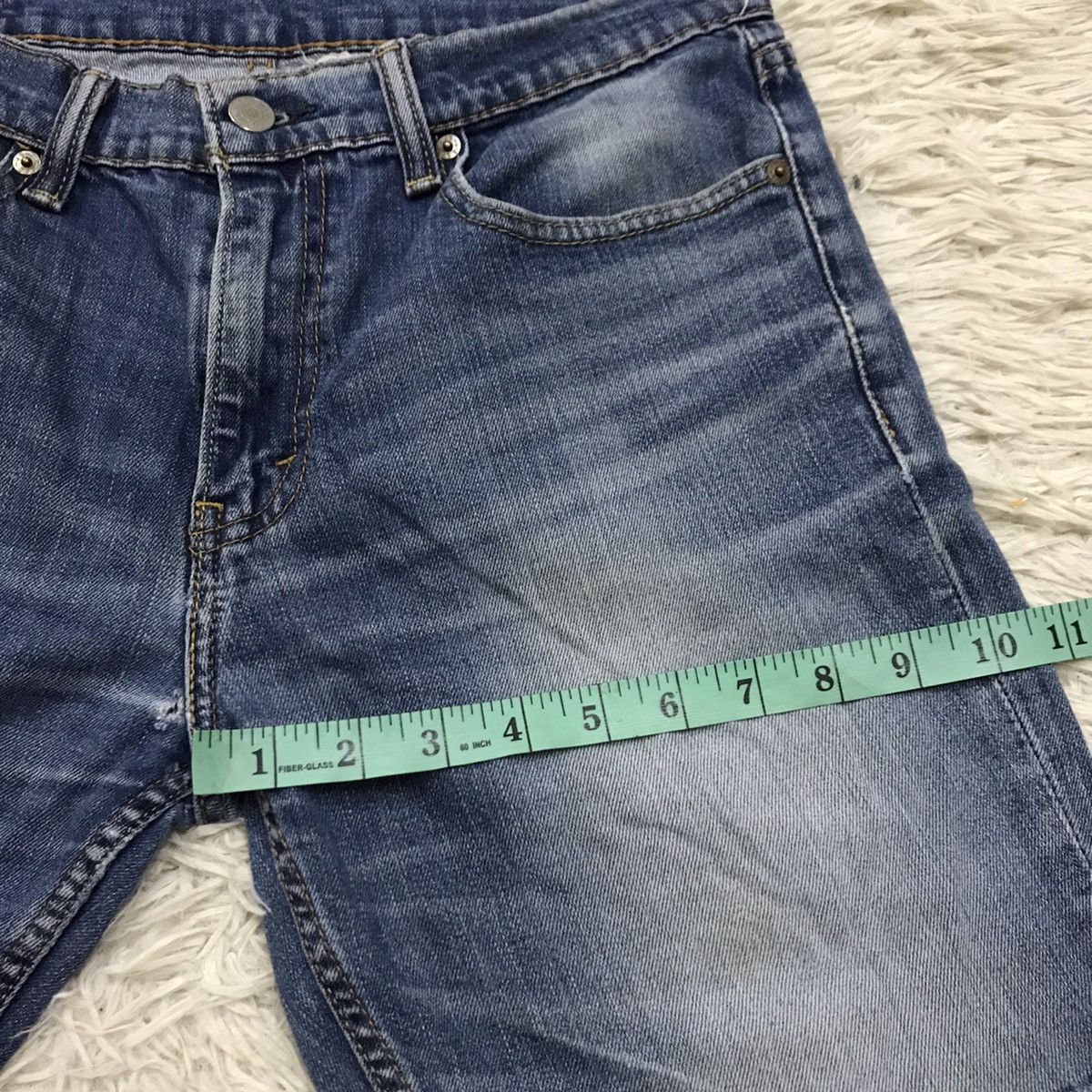 Levi's Levis 511 Denim Stamp Button 4986 Jeans Custom Short Pants Size US 31 - 21 Thumbnail