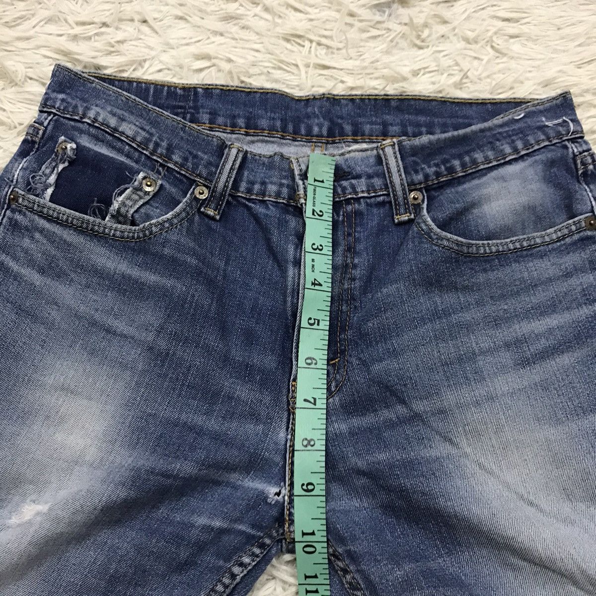 Levi's Levis 511 Denim Stamp Button 4986 Jeans Custom Short Pants Size US 31 - 20 Thumbnail