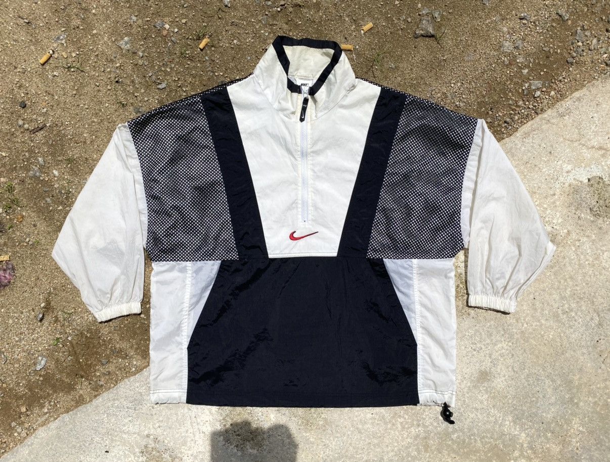Nike × Vintage 💥RARE💥Vintage 90s NIKE SWOOSH “Center Logo” Streetwear/Hype Size US XL / EU 56 / 4 - 3 Thumbnail