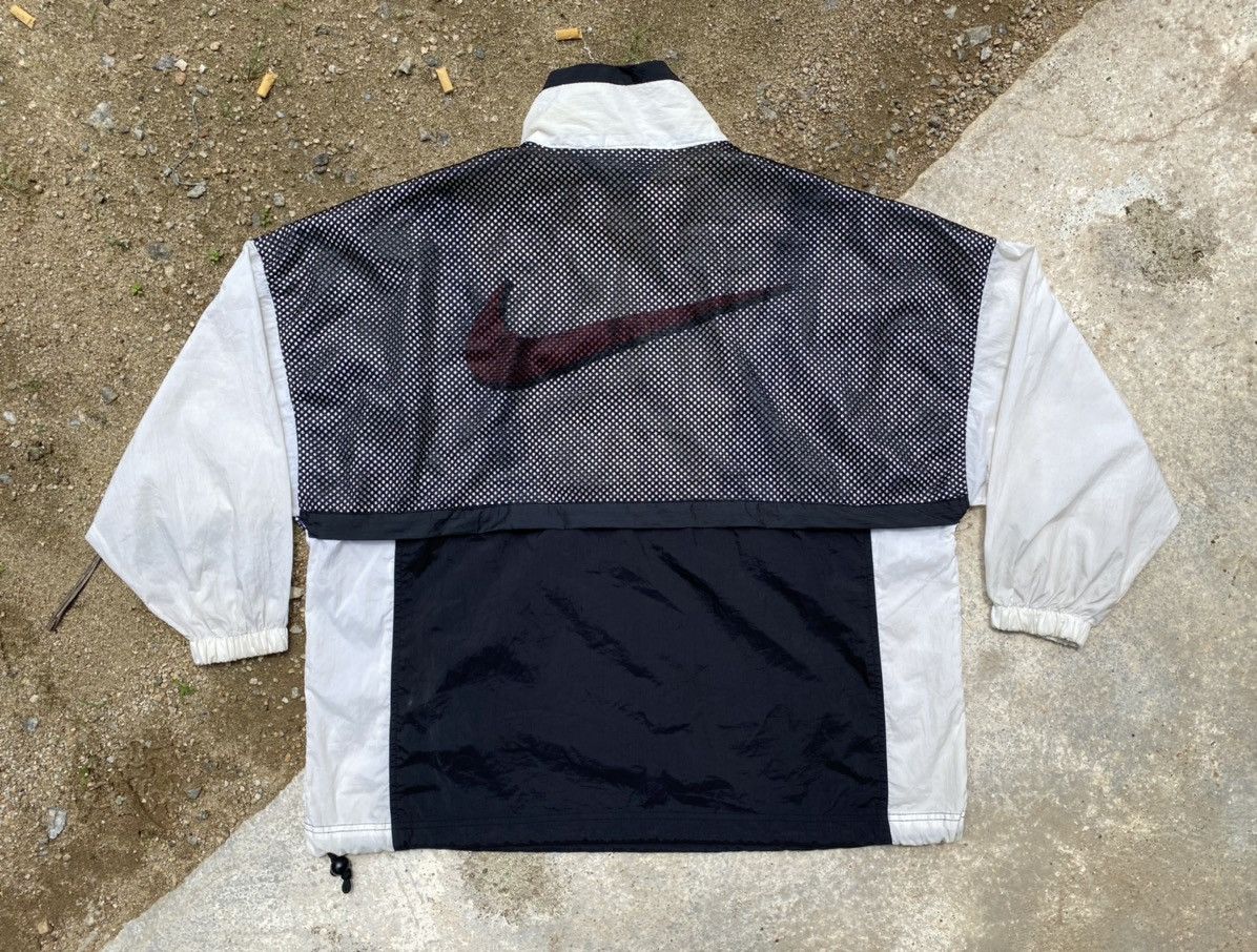 Nike × Vintage 💥RARE💥Vintage 90s NIKE SWOOSH “Center Logo” Streetwear/Hype Size US XL / EU 56 / 4 - 11 Thumbnail