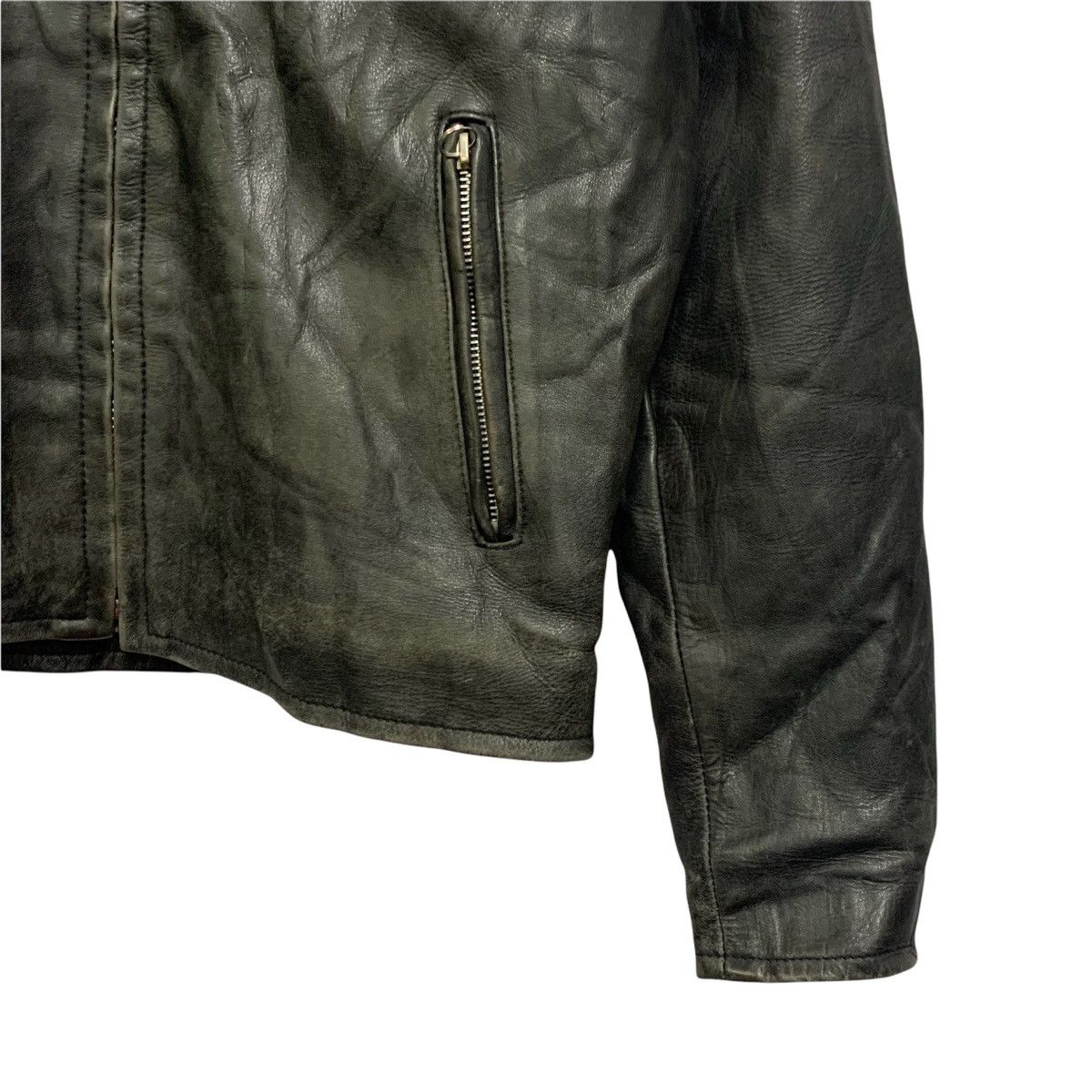 Japanese Brand Vintage Cafe Racer Leather Jacket Size US M / EU 48-50 / 2 - 4 Thumbnail