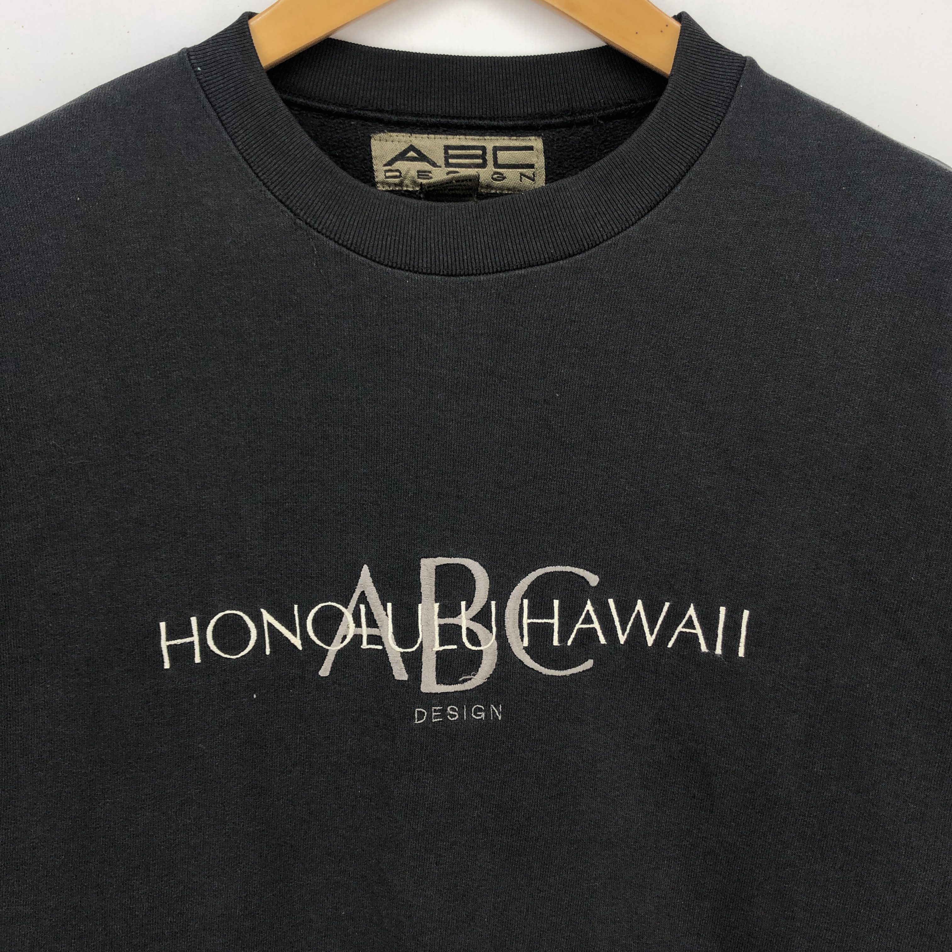 Vintage 90s Vintage HONOLULU HAWAII by ABC Sweatshirt #1353-48 Size US S / EU 44-46 / 1 - 2 Thumbnail