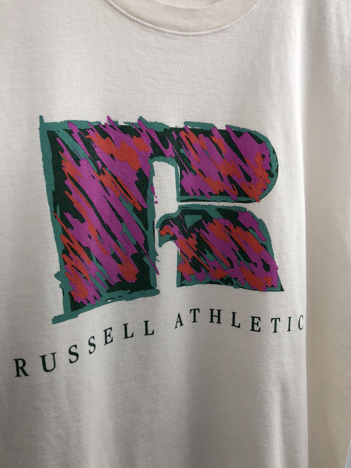 Russell Athletic Russell Athletic Retro Logo Beige T-Shirt XL Size US XL / EU 56 / 4 - 3 Thumbnail