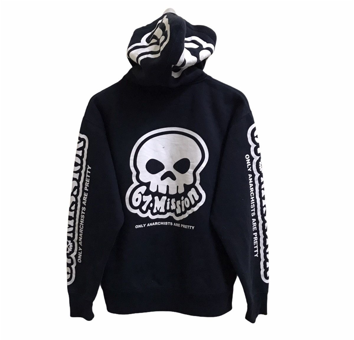 Japanese Brand Sixty-Seven Mission Anarchist are Pretty Skeleton Hoodie Size US M / EU 48-50 / 2 - 1 Thumbnail