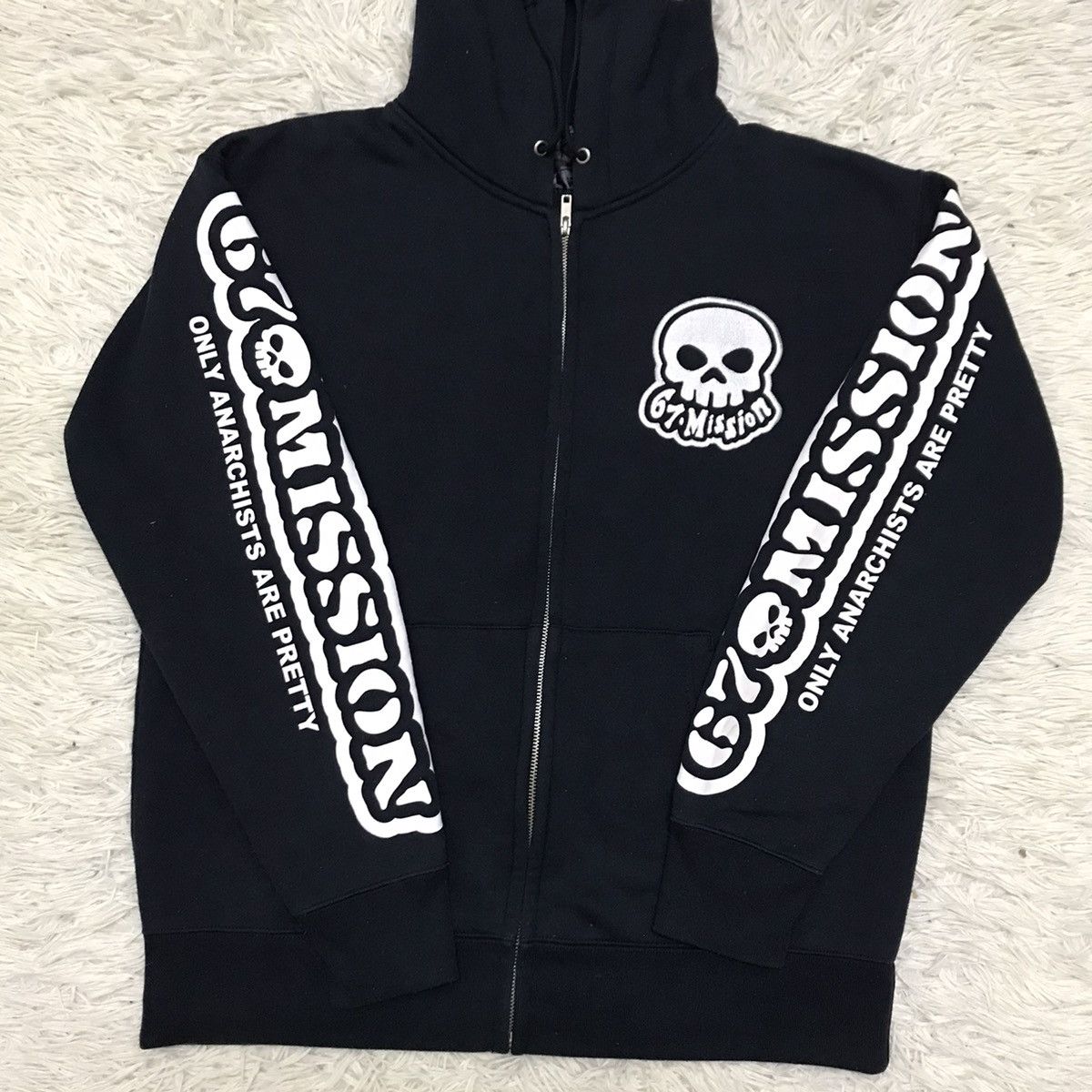 Japanese Brand Sixty-Seven Mission Anarchist are Pretty Skeleton Hoodie Size US M / EU 48-50 / 2 - 8 Thumbnail