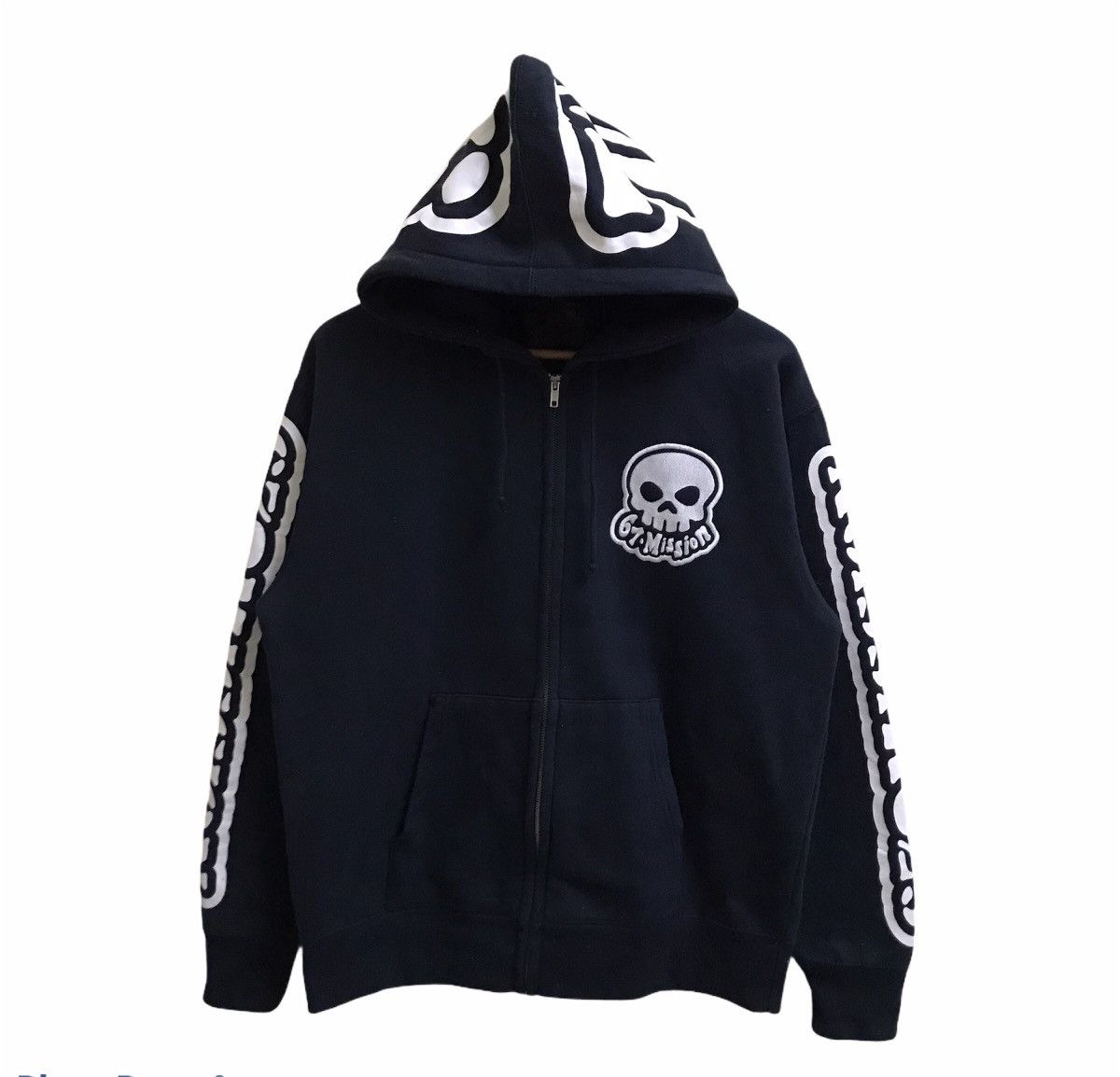 Japanese Brand Sixty-Seven Mission Anarchist are Pretty Skeleton Hoodie Size US M / EU 48-50 / 2 - 2 Thumbnail