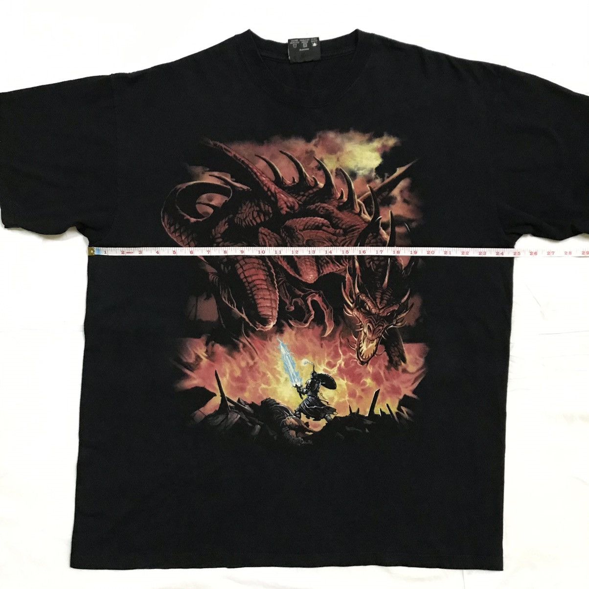 Japanese Brand Vintage skullbone art dragon tshirt Size US XL / EU 56 / 4 - 14 Thumbnail