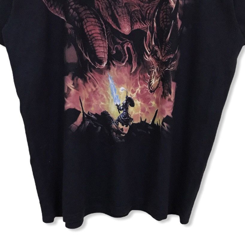 Japanese Brand Vintage skullbone art dragon tshirt Size US XL / EU 56 / 4 - 3 Thumbnail