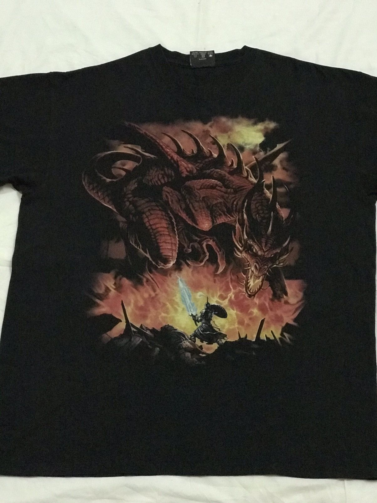 Japanese Brand Vintage skullbone art dragon tshirt Size US XL / EU 56 / 4 - 9 Thumbnail
