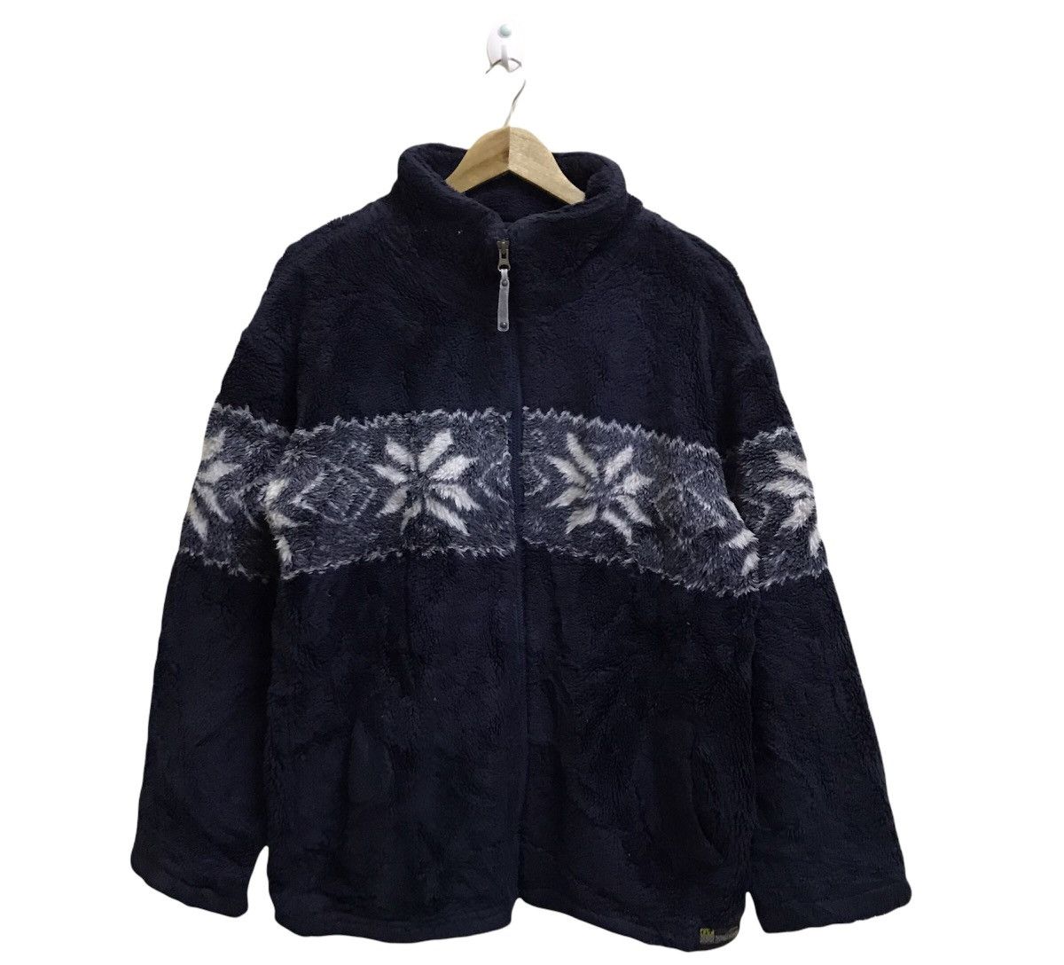 George × Japanese Brand × Vintage Vintage George Thomas Hawkins Fleece Sweater Size US L / EU 52-54 / 3 - 1 Thumbnail