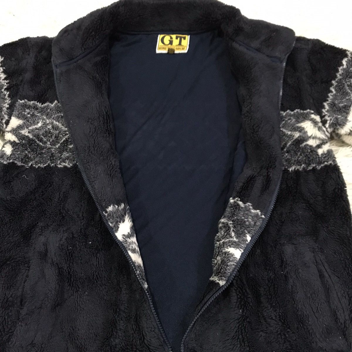 George × Japanese Brand × Vintage Vintage George Thomas Hawkins Fleece Sweater Size US L / EU 52-54 / 3 - 8 Thumbnail