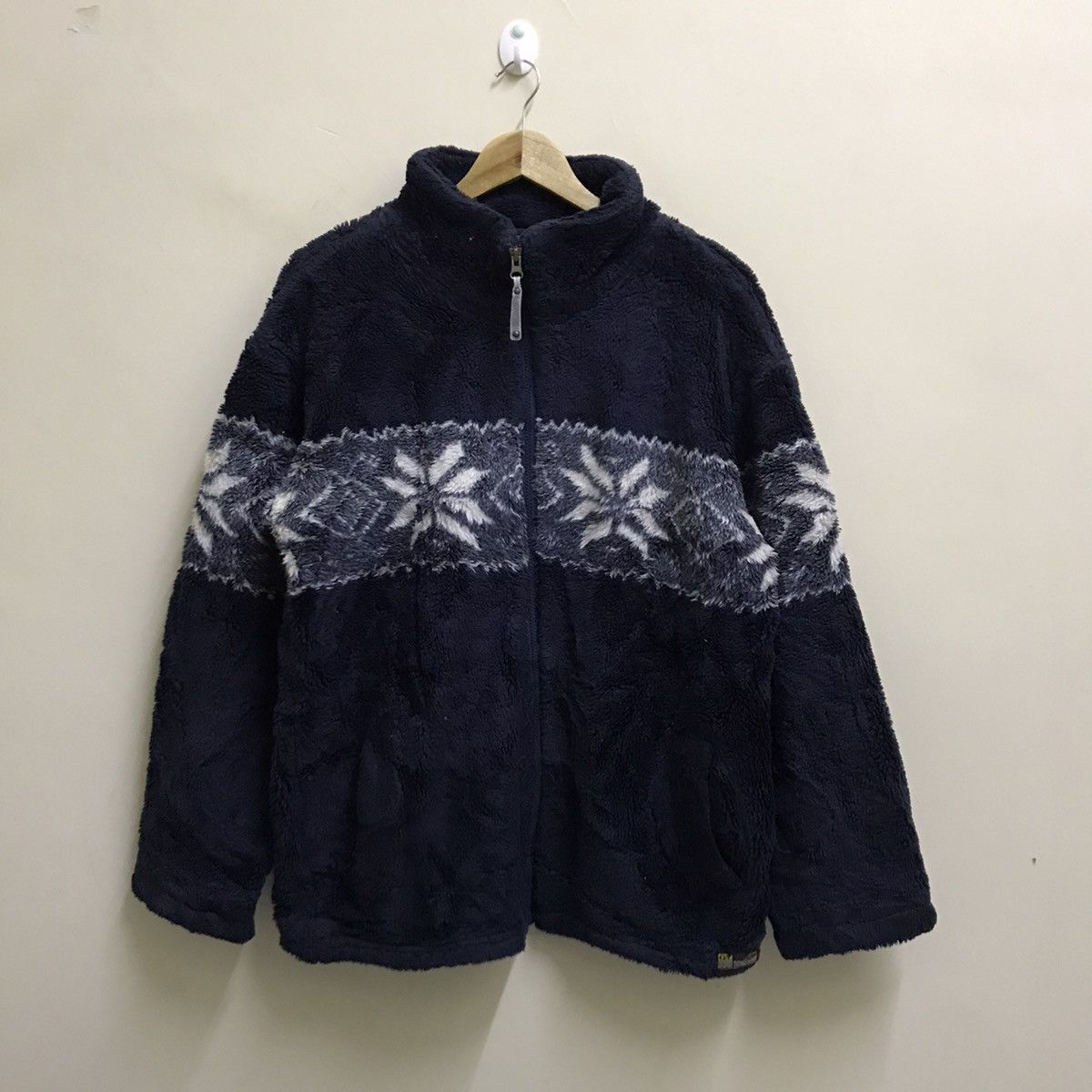 George × Japanese Brand × Vintage Vintage George Thomas Hawkins Fleece Sweater Size US L / EU 52-54 / 3 - 3 Thumbnail
