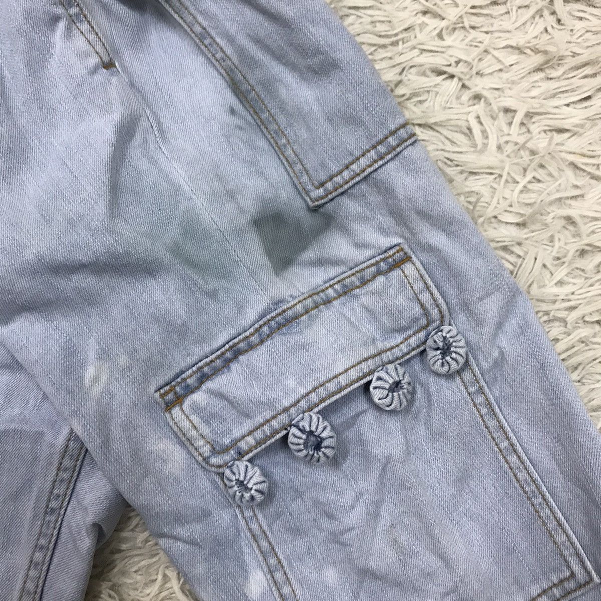 Ne-Net Vintage Ne-Net Issey Miyake 3/4 Cargo Jeans Pants Size 24" / US 00 / IT 34 - 14 Thumbnail