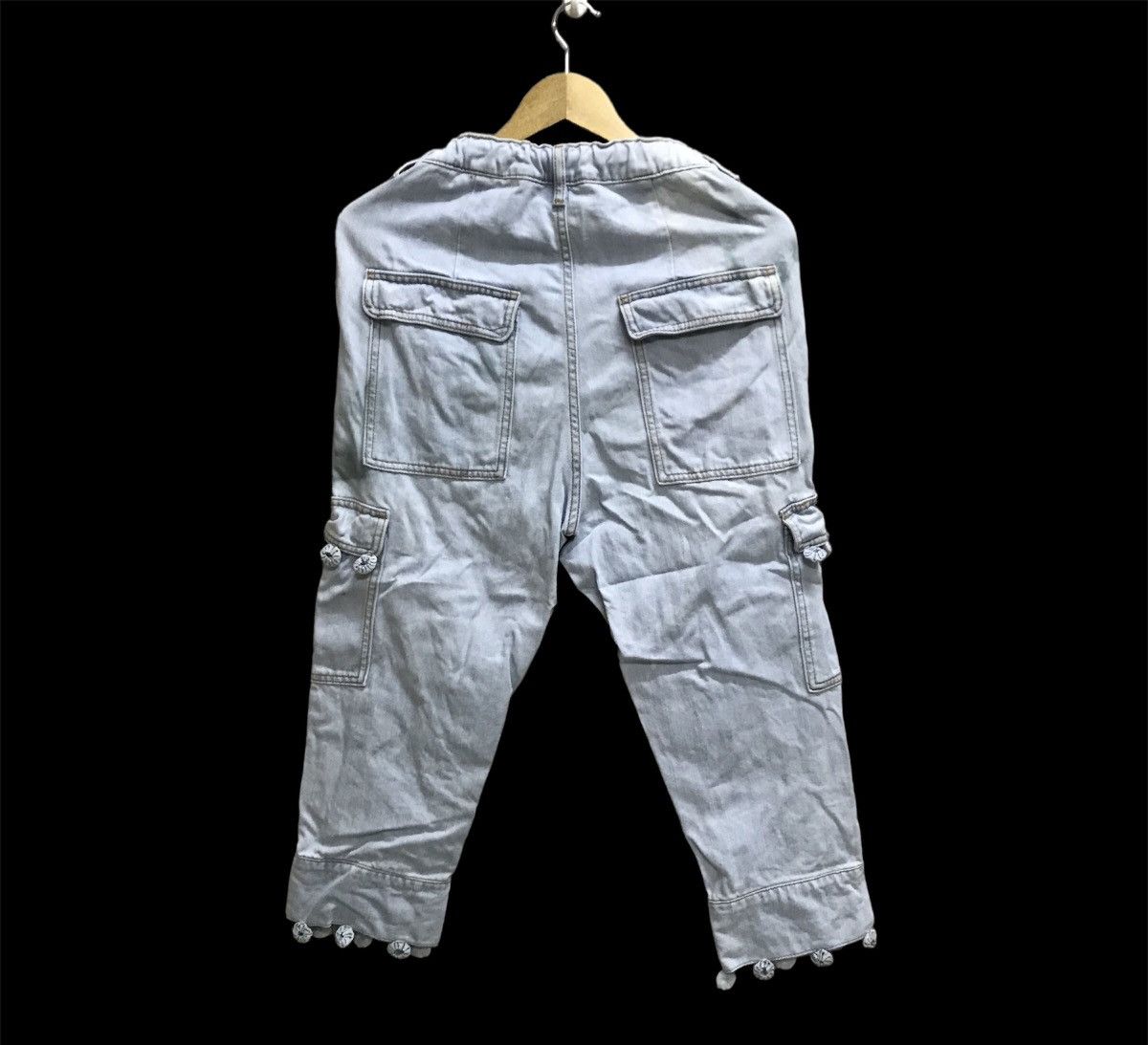 Ne-Net Vintage Ne-Net Issey Miyake 3/4 Cargo Jeans Pants Size 24" / US 00 / IT 34 - 2 Thumbnail