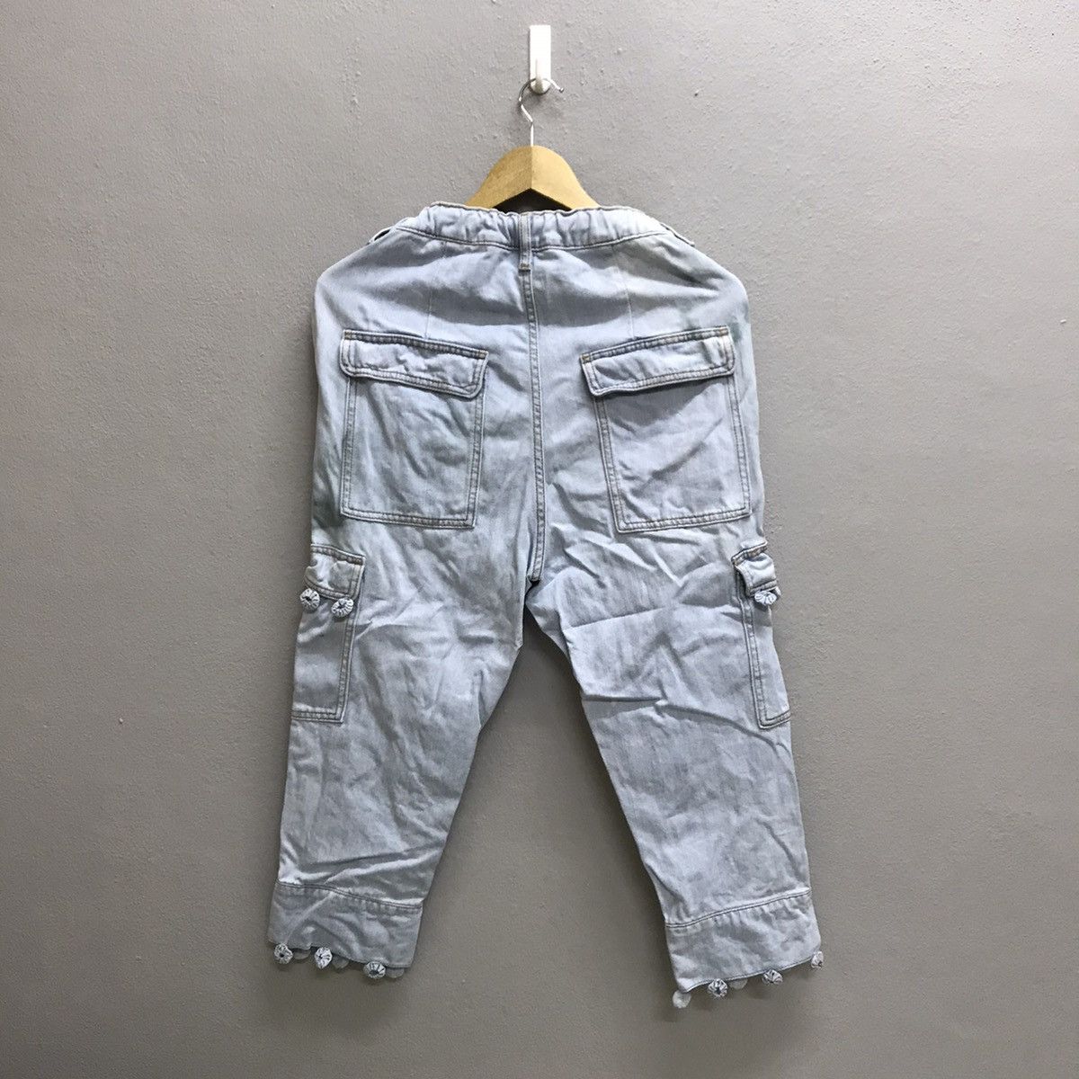 Ne-Net Vintage Ne-Net Issey Miyake 3/4 Cargo Jeans Pants Size 24" / US 00 / IT 34 - 6 Thumbnail