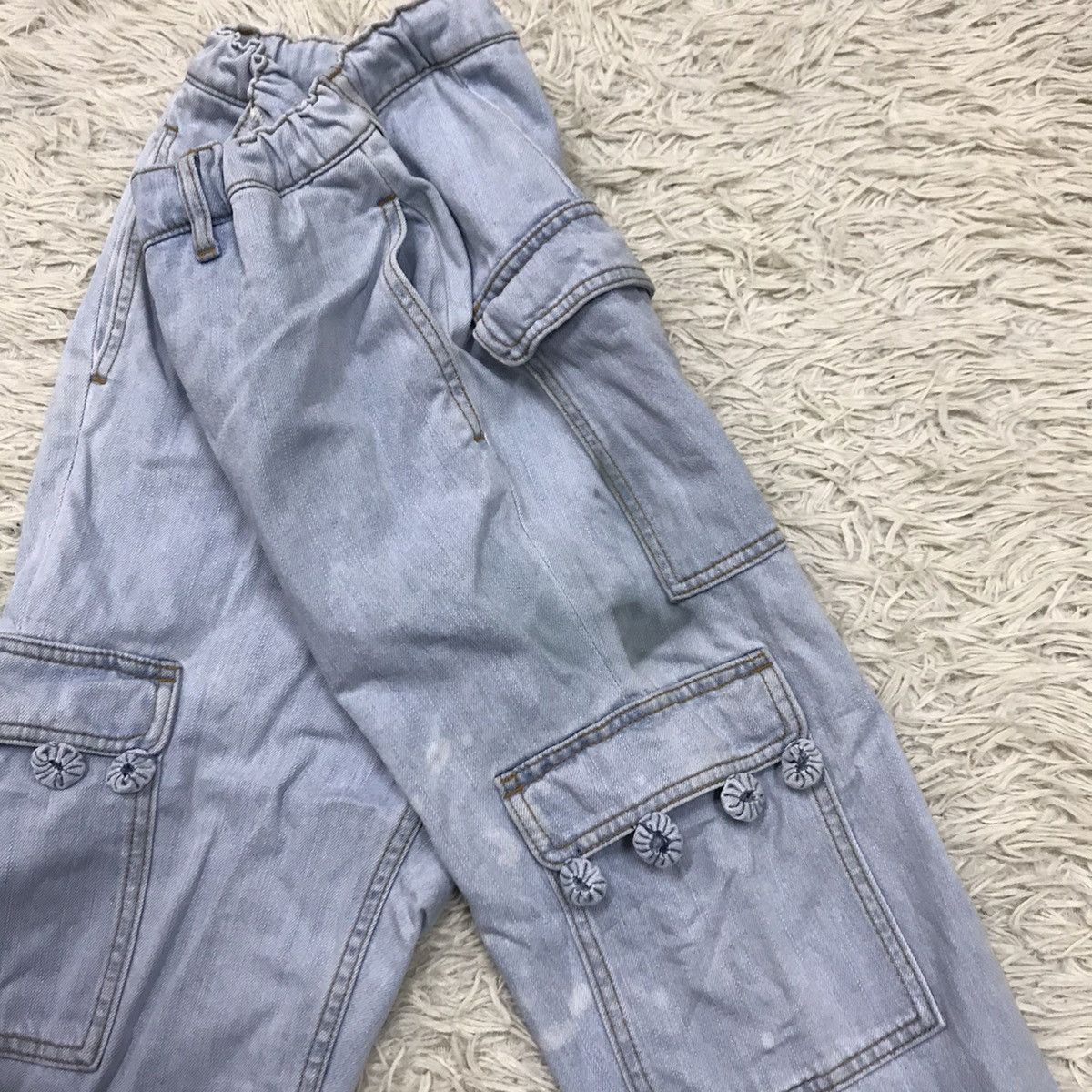 Ne-Net Vintage Ne-Net Issey Miyake 3/4 Cargo Jeans Pants Size 24" / US 00 / IT 34 - 13 Thumbnail