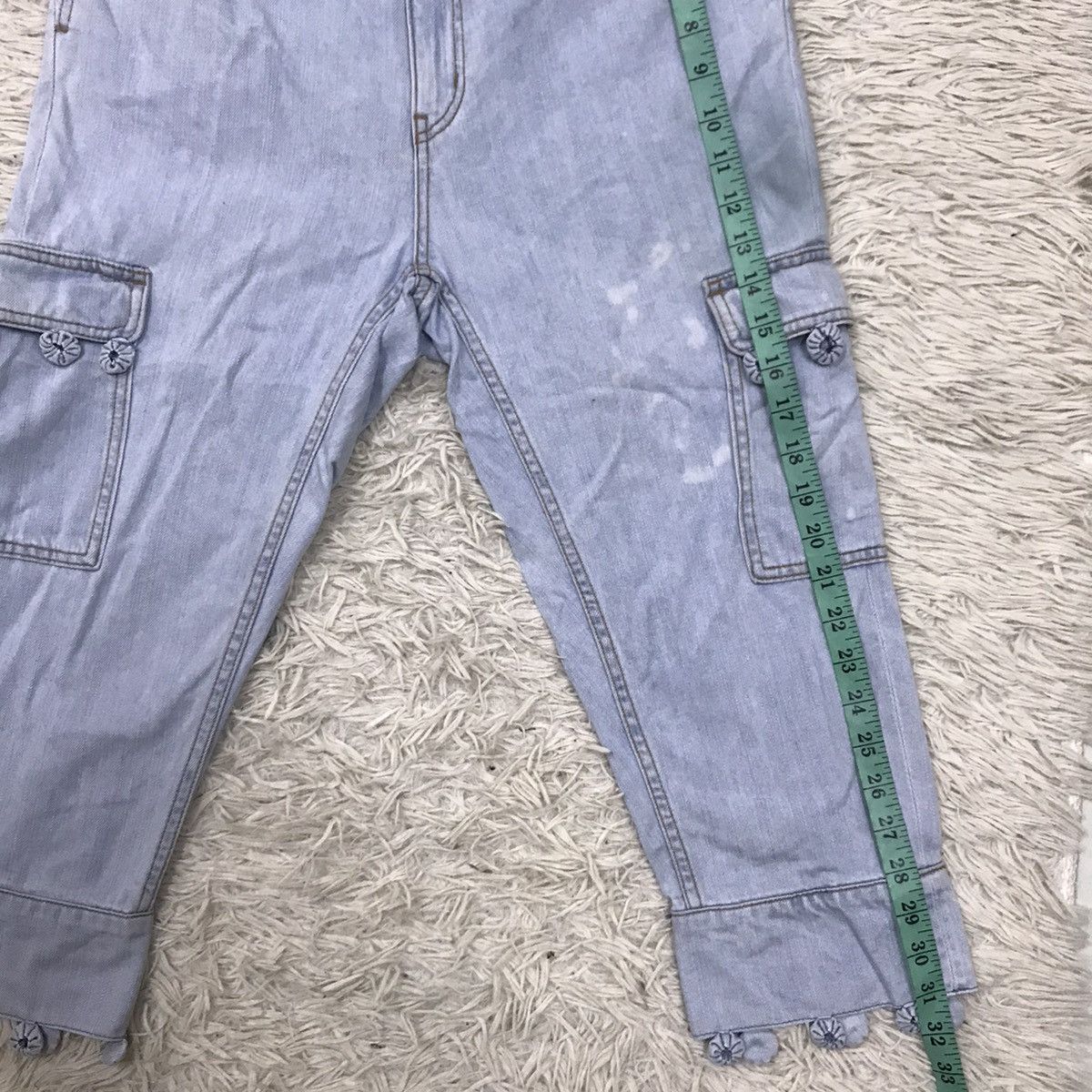 Ne-Net Vintage Ne-Net Issey Miyake 3/4 Cargo Jeans Pants Size 24" / US 00 / IT 34 - 19 Thumbnail