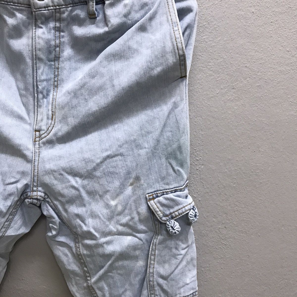 Ne-Net Vintage Ne-Net Issey Miyake 3/4 Cargo Jeans Pants Size 24" / US 00 / IT 34 - 5 Thumbnail