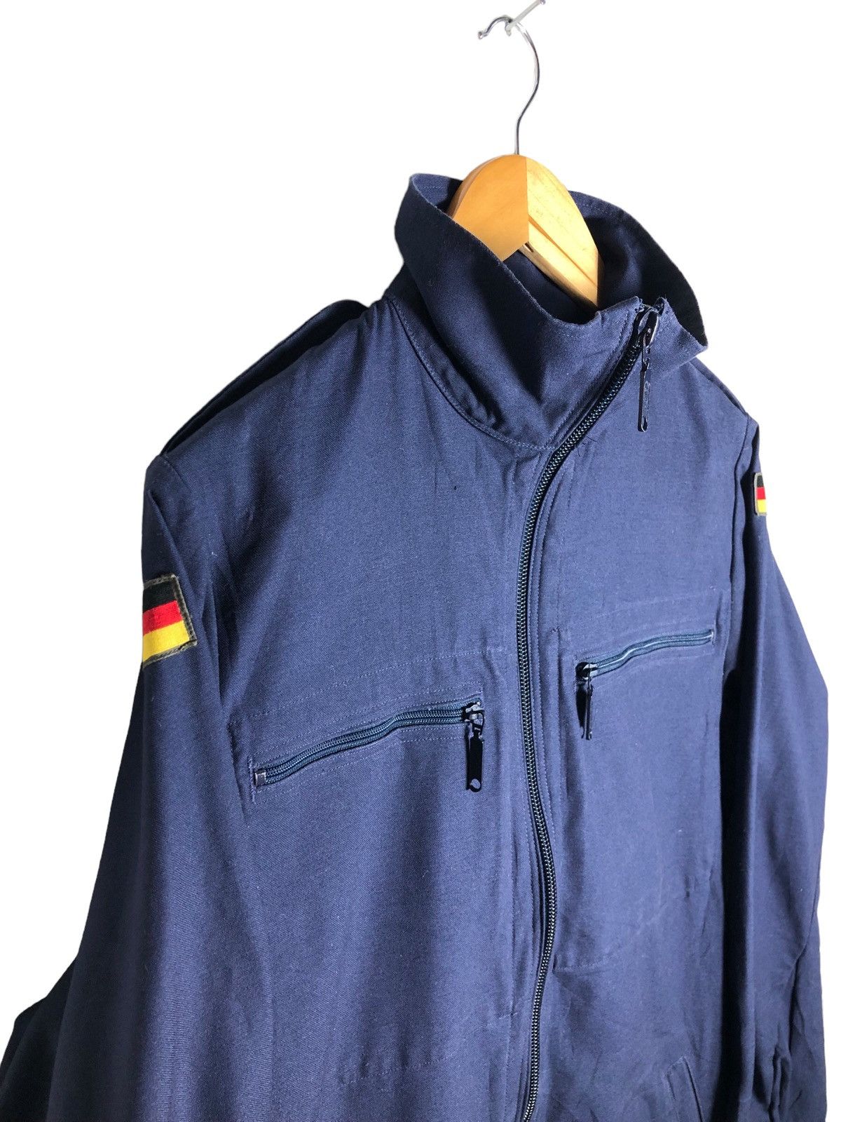 Vintage Vintage 80s A.Schwarz SulzbachGerman Army Blue military Size US M / EU 48-50 / 2 - 3 Thumbnail
