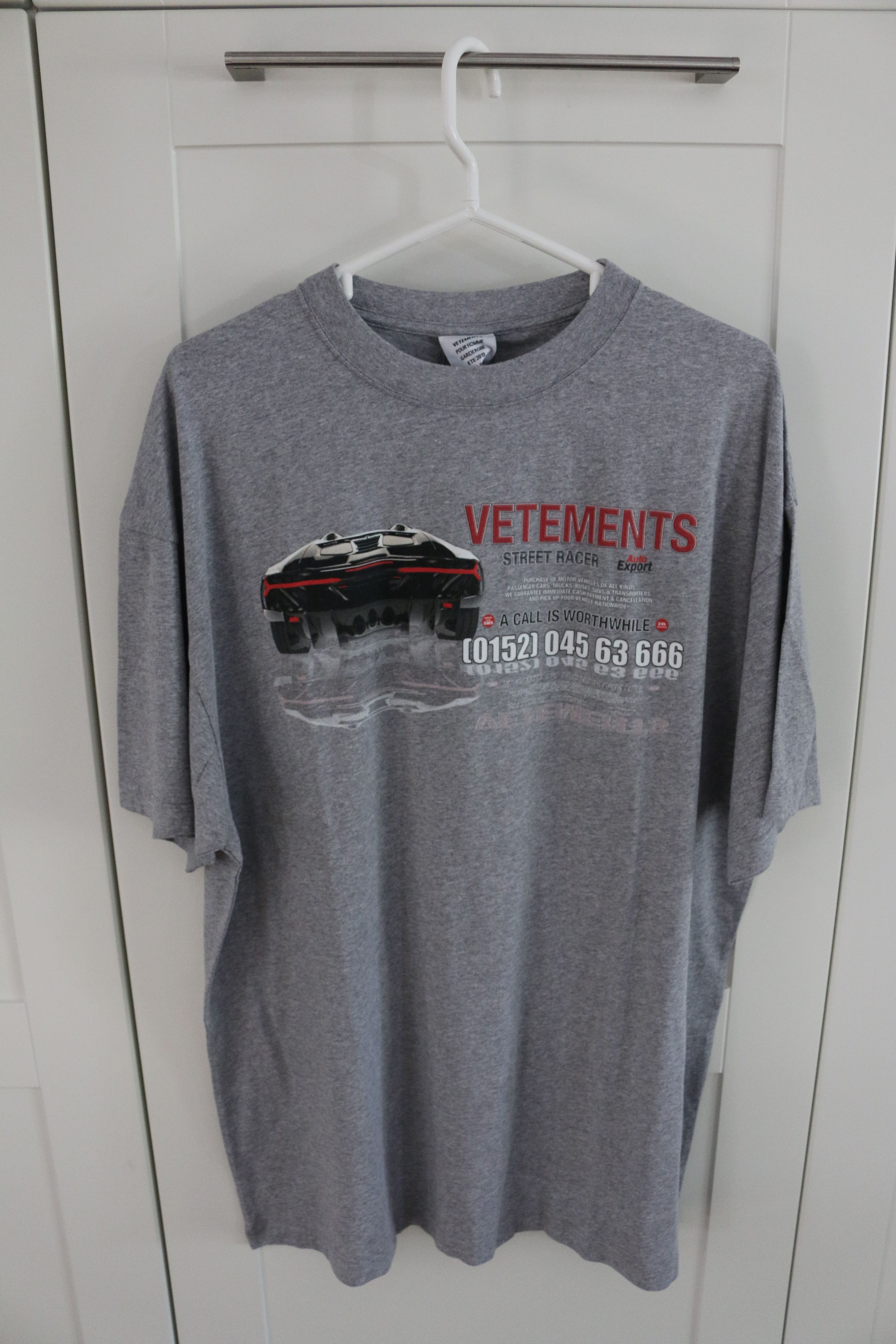 Vetements lamborghini tee sales