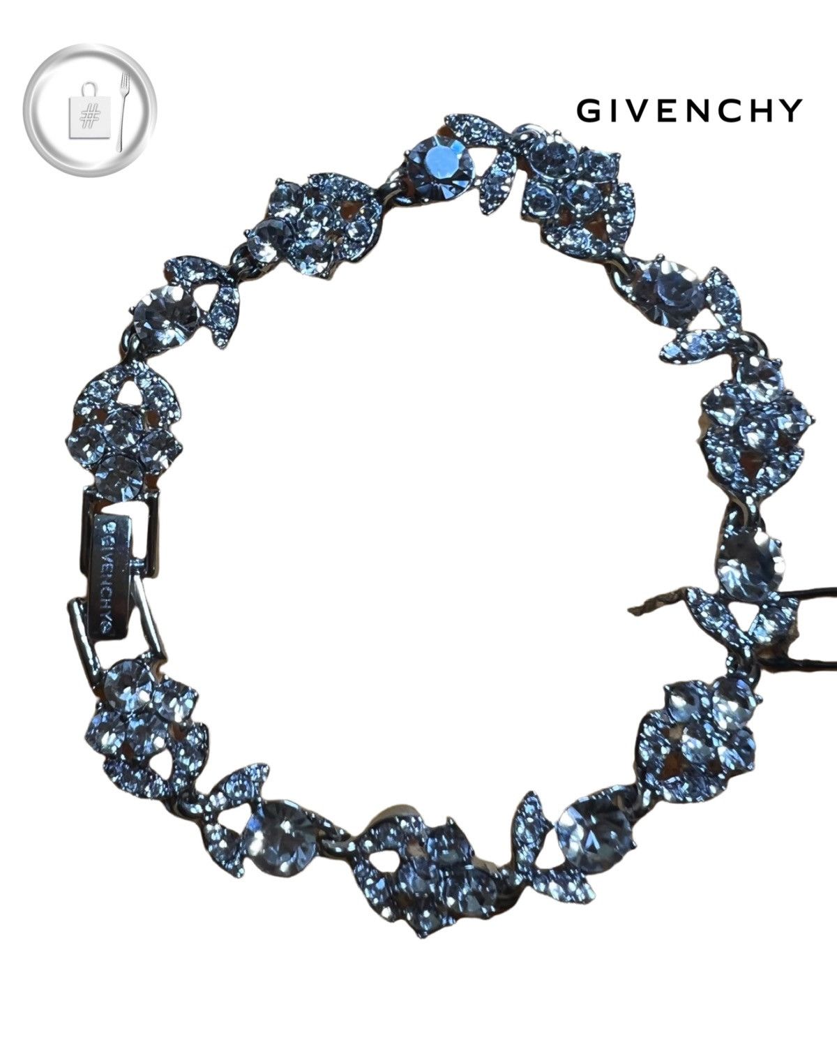 Crystal enamel bracelet