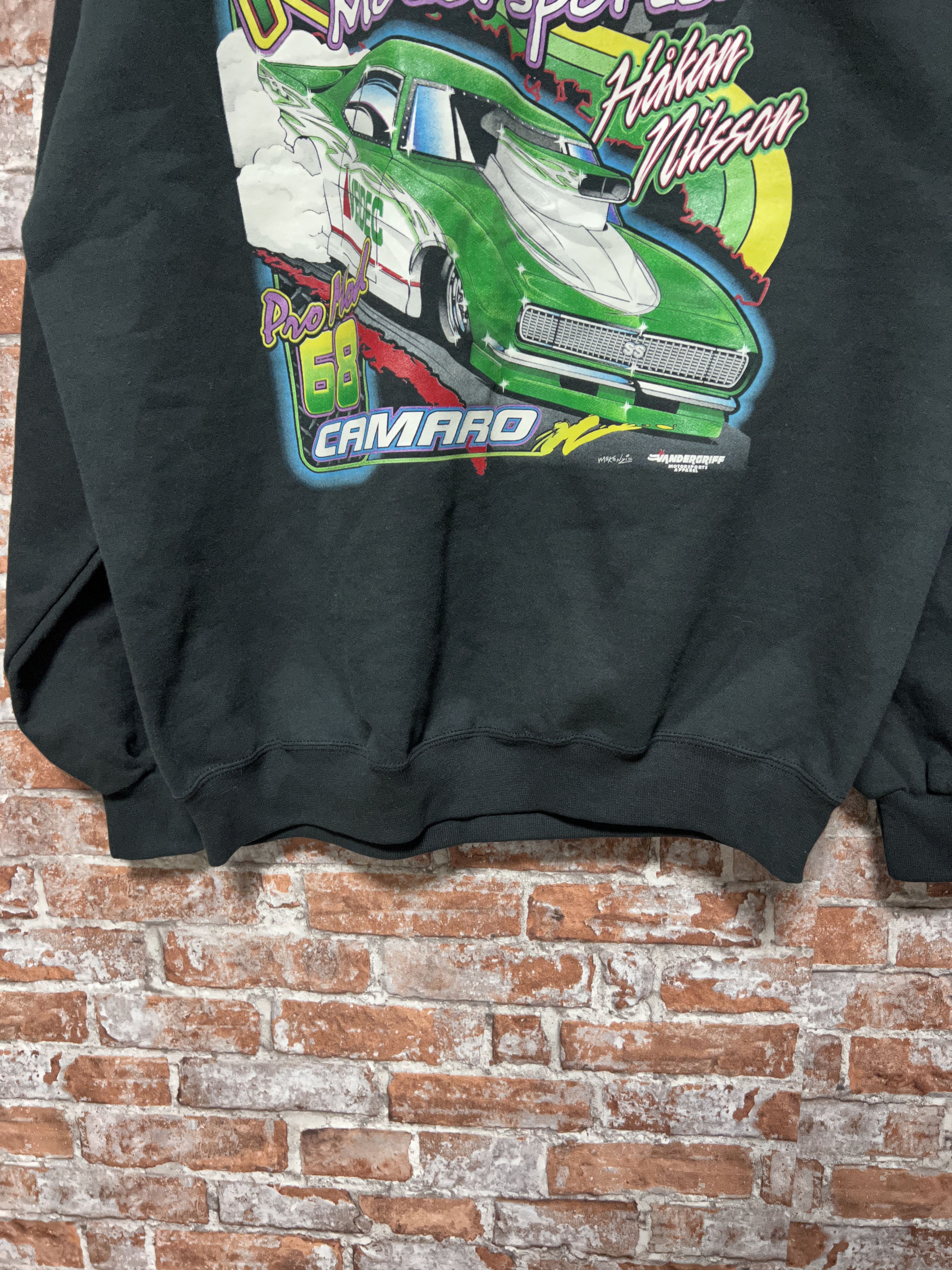 NASCAR × Vintage Hakan Nilsson Motorsports 00s Vintage Racing sweatshirt Size US XL / EU 56 / 4 - 8 Thumbnail
