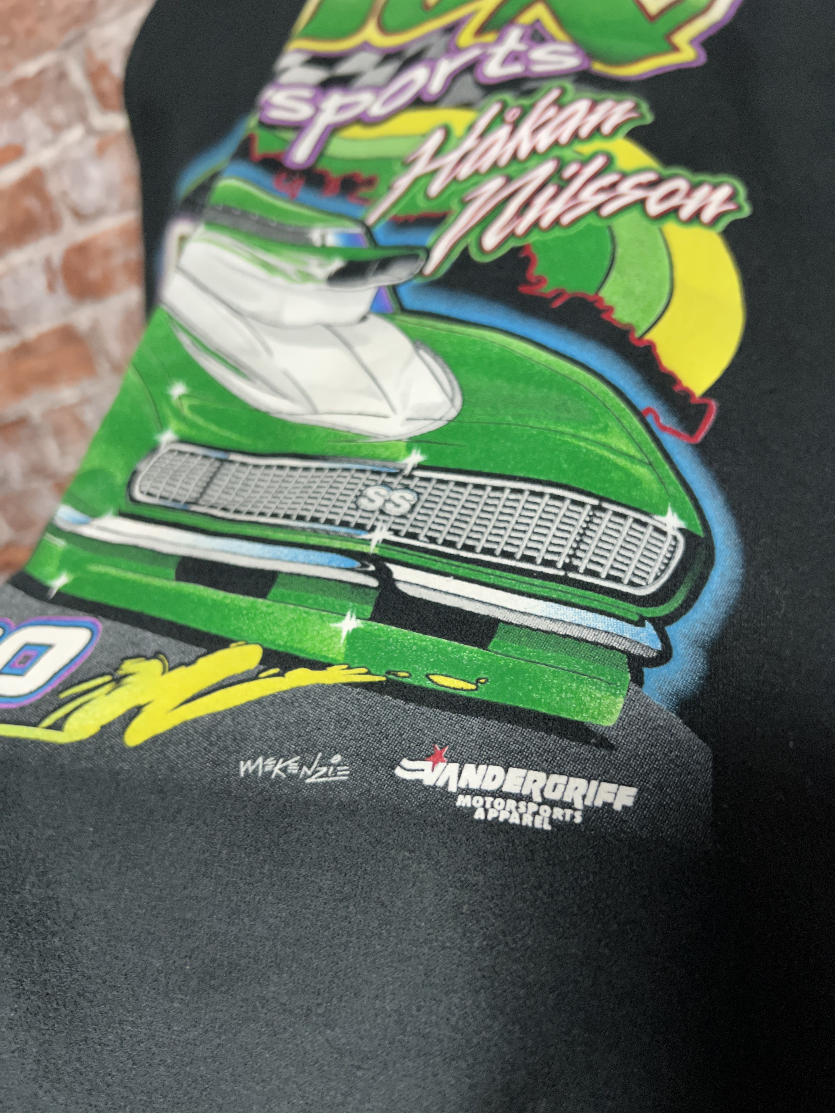 NASCAR × Vintage Hakan Nilsson Motorsports 00s Vintage Racing sweatshirt Size US XL / EU 56 / 4 - 9 Thumbnail