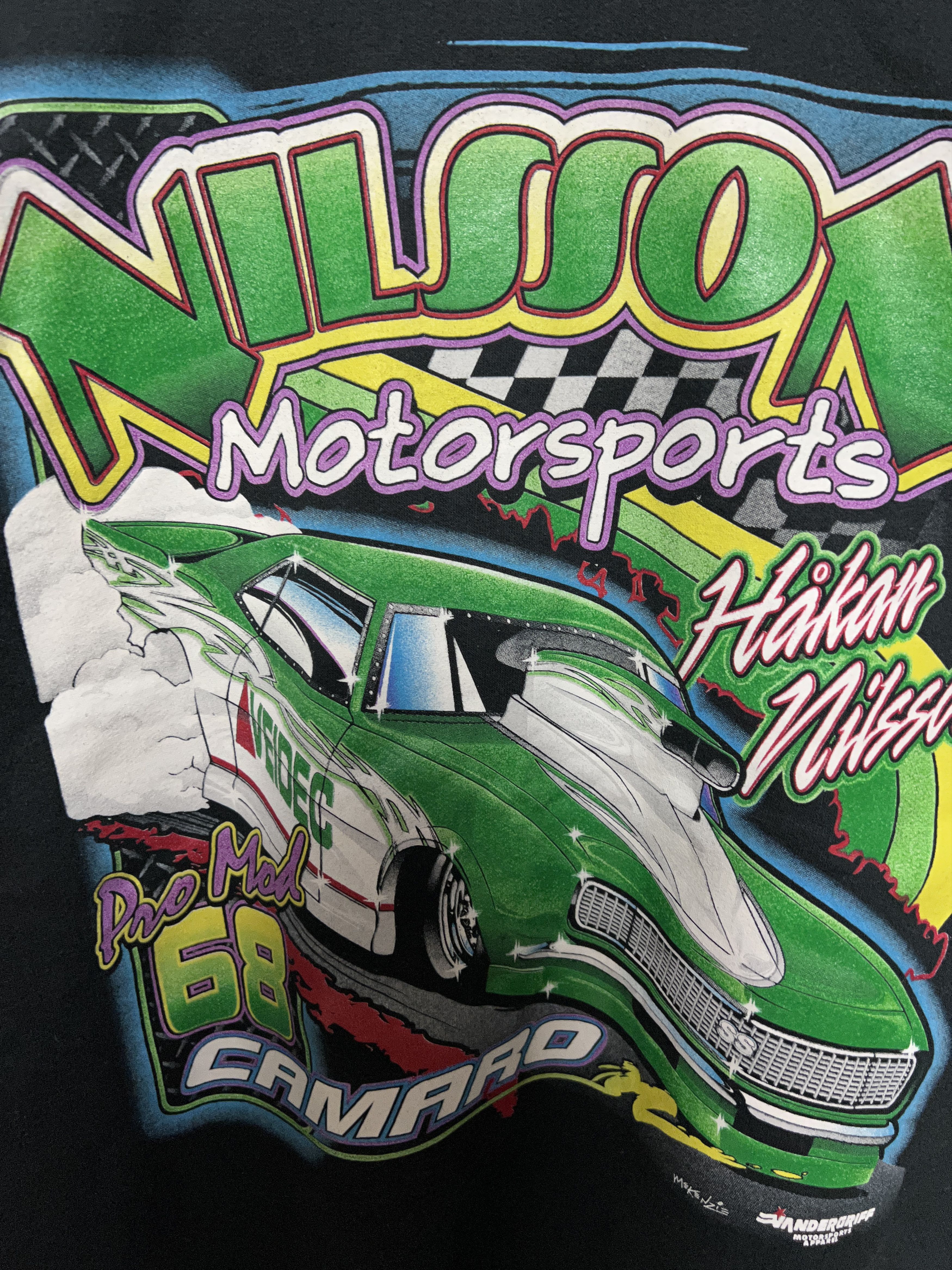 NASCAR × Vintage Hakan Nilsson Motorsports 00s Vintage Racing sweatshirt Size US XL / EU 56 / 4 - 5 Thumbnail
