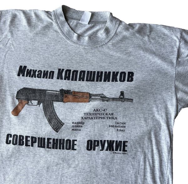 Vintage Vintage weapon ak 47 tshirt Kalashnikov gun ak47 merch | Grailed