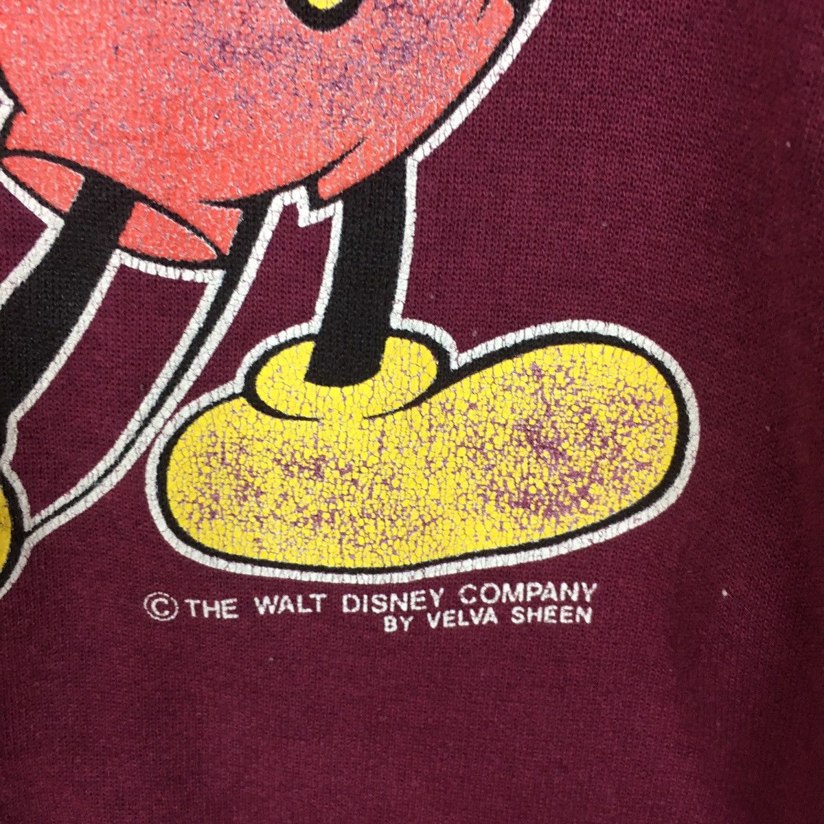 Mickey Mouse × Velva Sheen × Vintage 🔥LAST DROP🔥Vintage Mickey Mouse California Sweatshirt Size US L / EU 52-54 / 3 - 6 Thumbnail