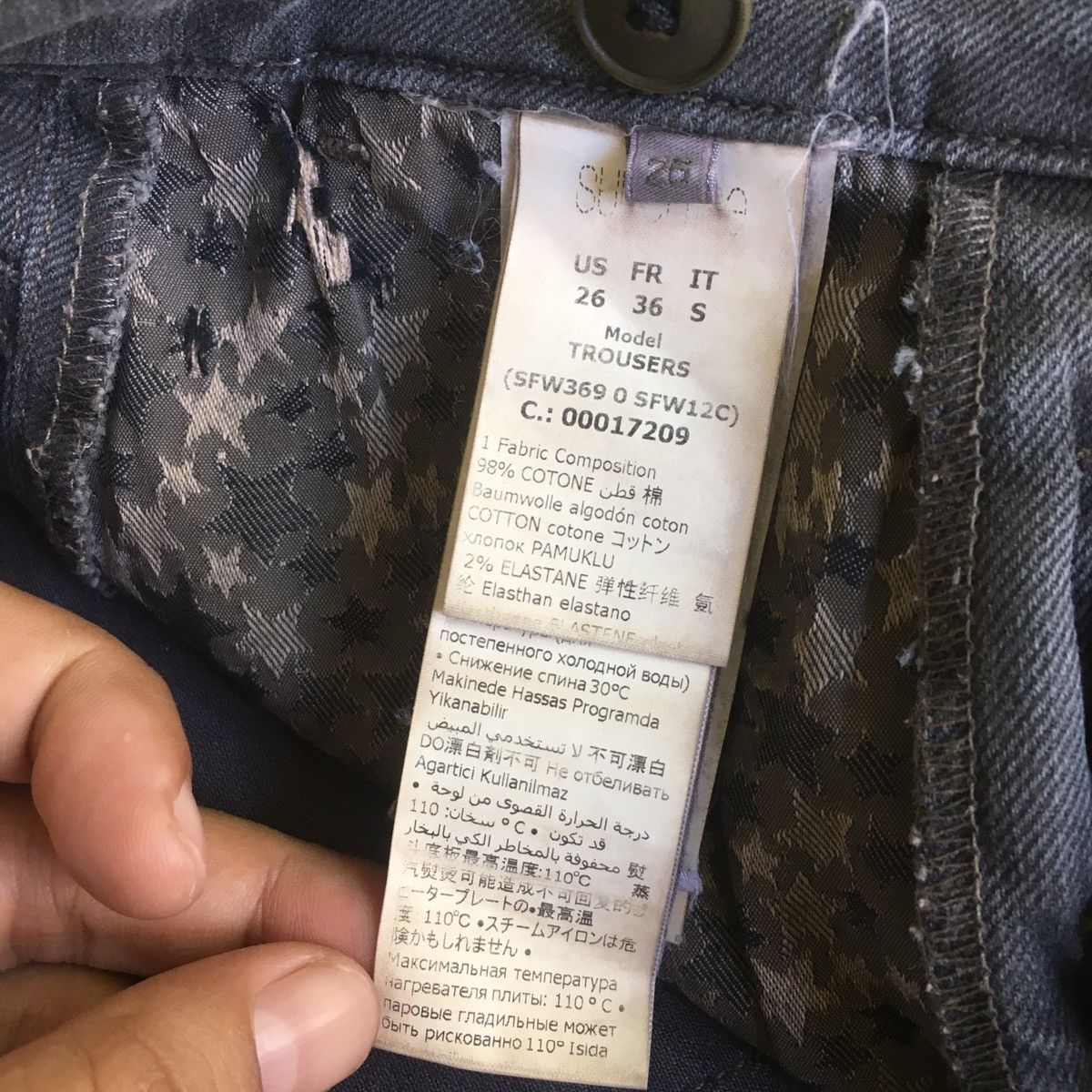 Superfine Superfine Slim Fit Trouser Size US 26 / EU 42 - 8 Thumbnail