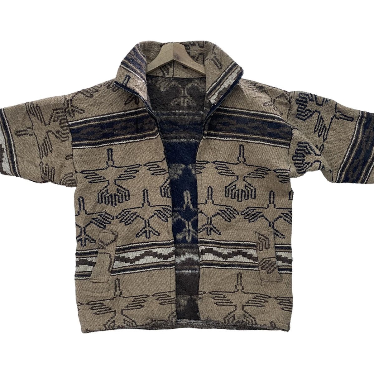 Vintage Vintage Navajo Style Wool Jacket Size US L / EU 52-54 / 3 - 4 Thumbnail