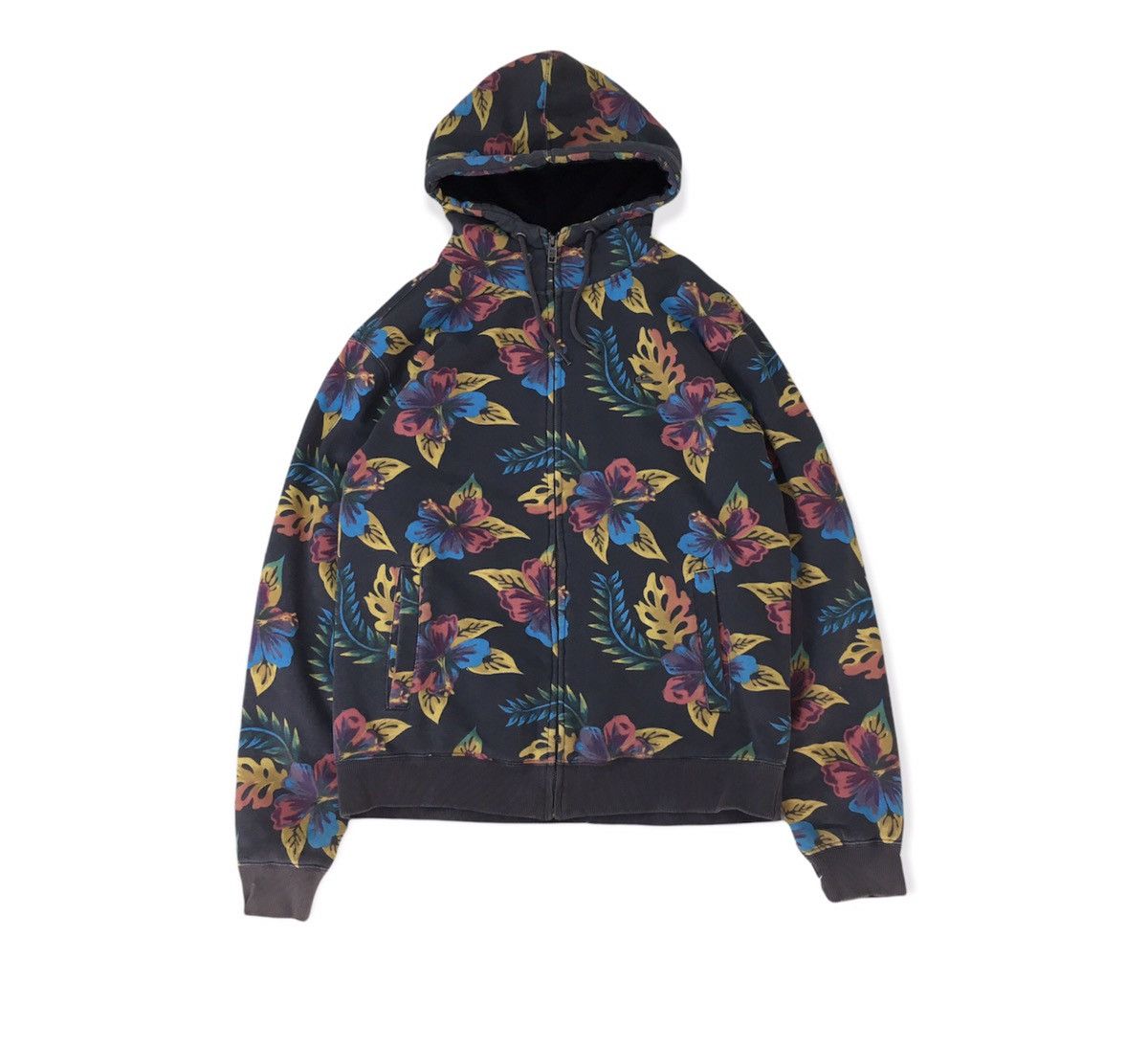 Quiksilver Over Print Flower Hoodie