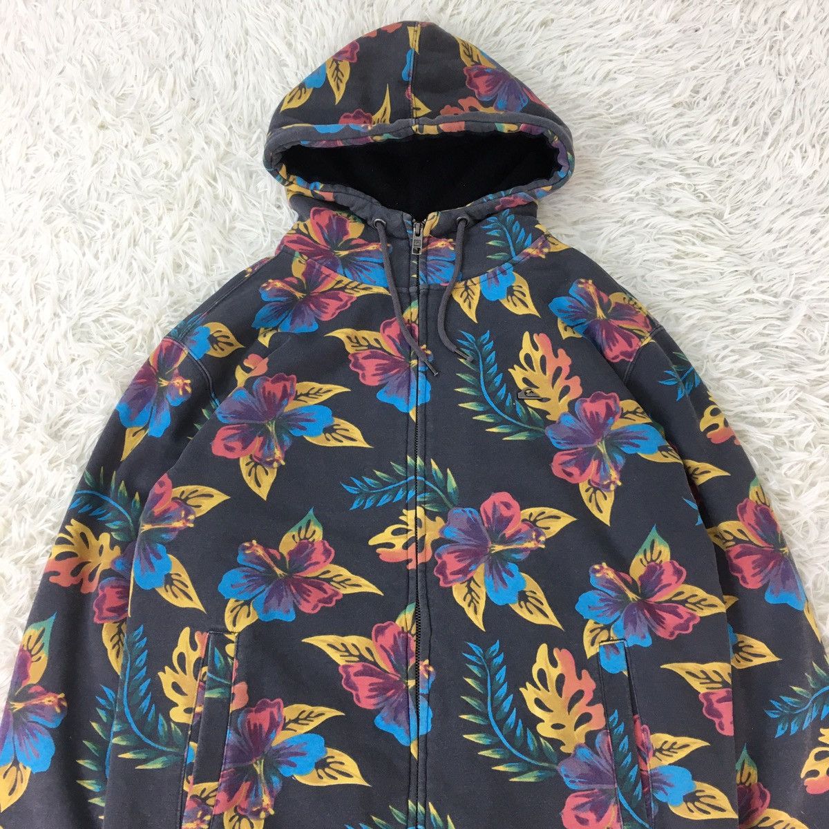 Quiksilver Quiksilver Over Print Flower Hoodie Size US M / EU 48-50 / 2 - 5 Thumbnail