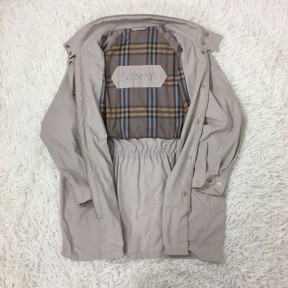 image of Burberrys’ Spell Out Parka, Men's (Size Medium)