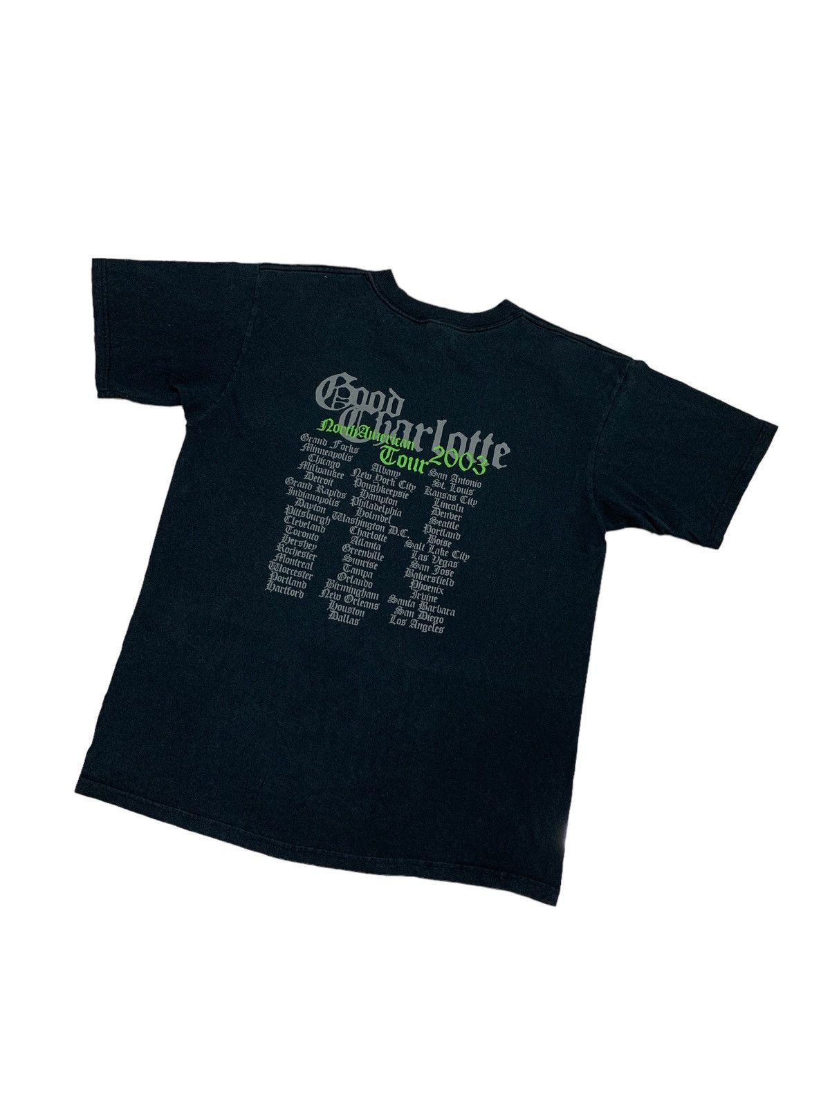 Band Tees VINTAGE 2003 GOOD CHARLOTTE NORTH AMERICAN TOUR T SHIRT Size US M / EU 48-50 / 2 - 2 Thumbnail