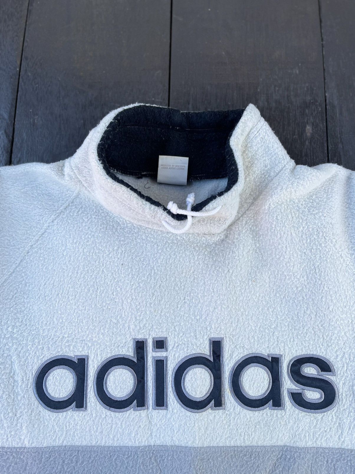 Adidas × Nike × Vintage Adidas Vintage Fleece Rare Design Size US L / EU 52-54 / 3 - 7 Thumbnail
