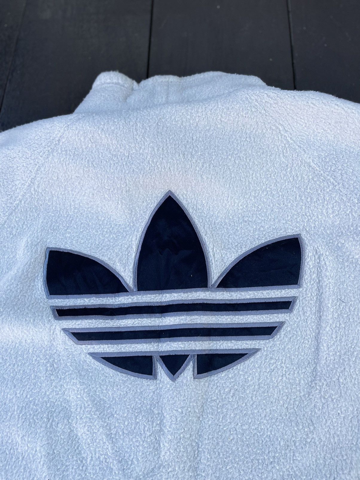 Adidas × Nike × Vintage Adidas Vintage Fleece Rare Design Size US L / EU 52-54 / 3 - 6 Thumbnail