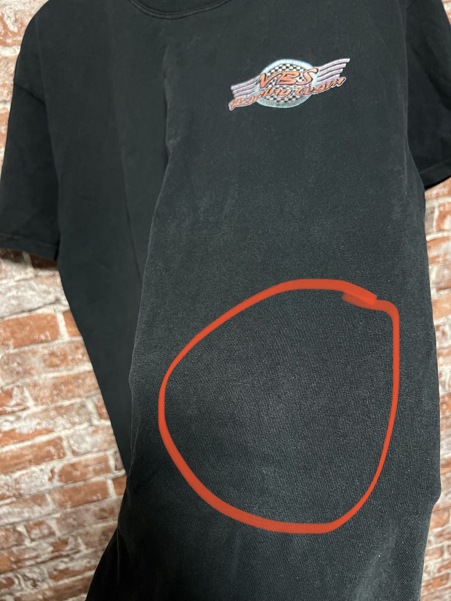 NASCAR Vintage 2009 VBS Racing Team Pro Mod Vette T-shirt Size US L / EU 52-54 / 3 - 12 Thumbnail