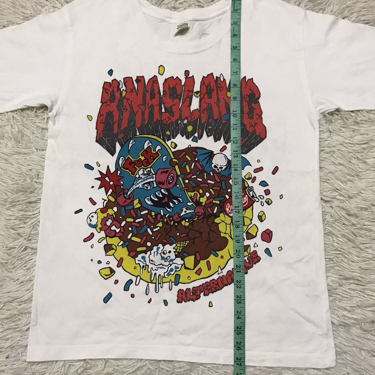 Japanese Brand ANASLANG ALTERNATIVE SKATE TSHIRT Size US S / EU 44-46 / 1 - 15 Thumbnail