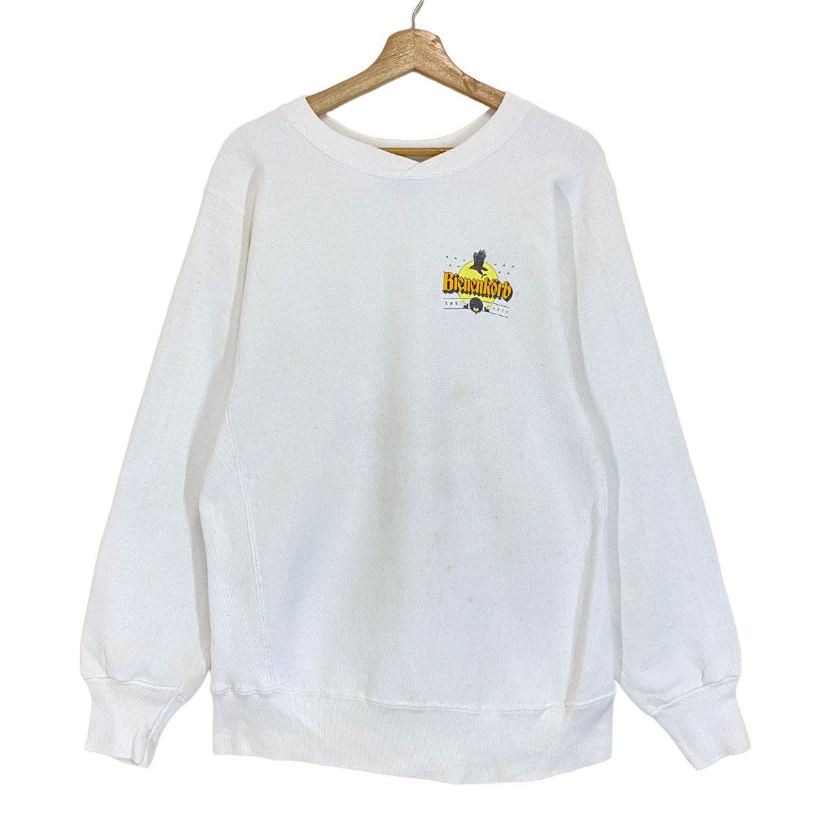 Vintage Vintage 90s Bienenkorb Small Logo Crewneck Sweatshirt Size M Size US M / EU 48-50 / 2 - 1 Thumbnail