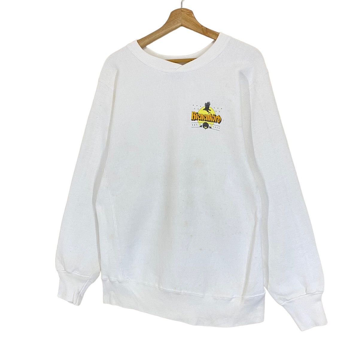 Vintage Vintage 90s Bienenkorb Small Logo Crewneck Sweatshirt Size M Size US M / EU 48-50 / 2 - 3 Thumbnail