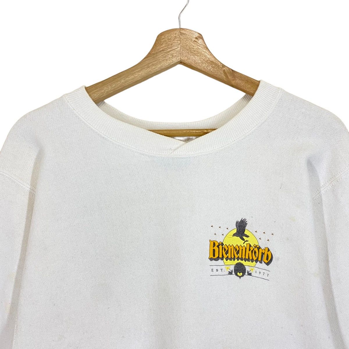 Vintage Vintage 90s Bienenkorb Small Logo Crewneck Sweatshirt Size M Size US M / EU 48-50 / 2 - 4 Thumbnail