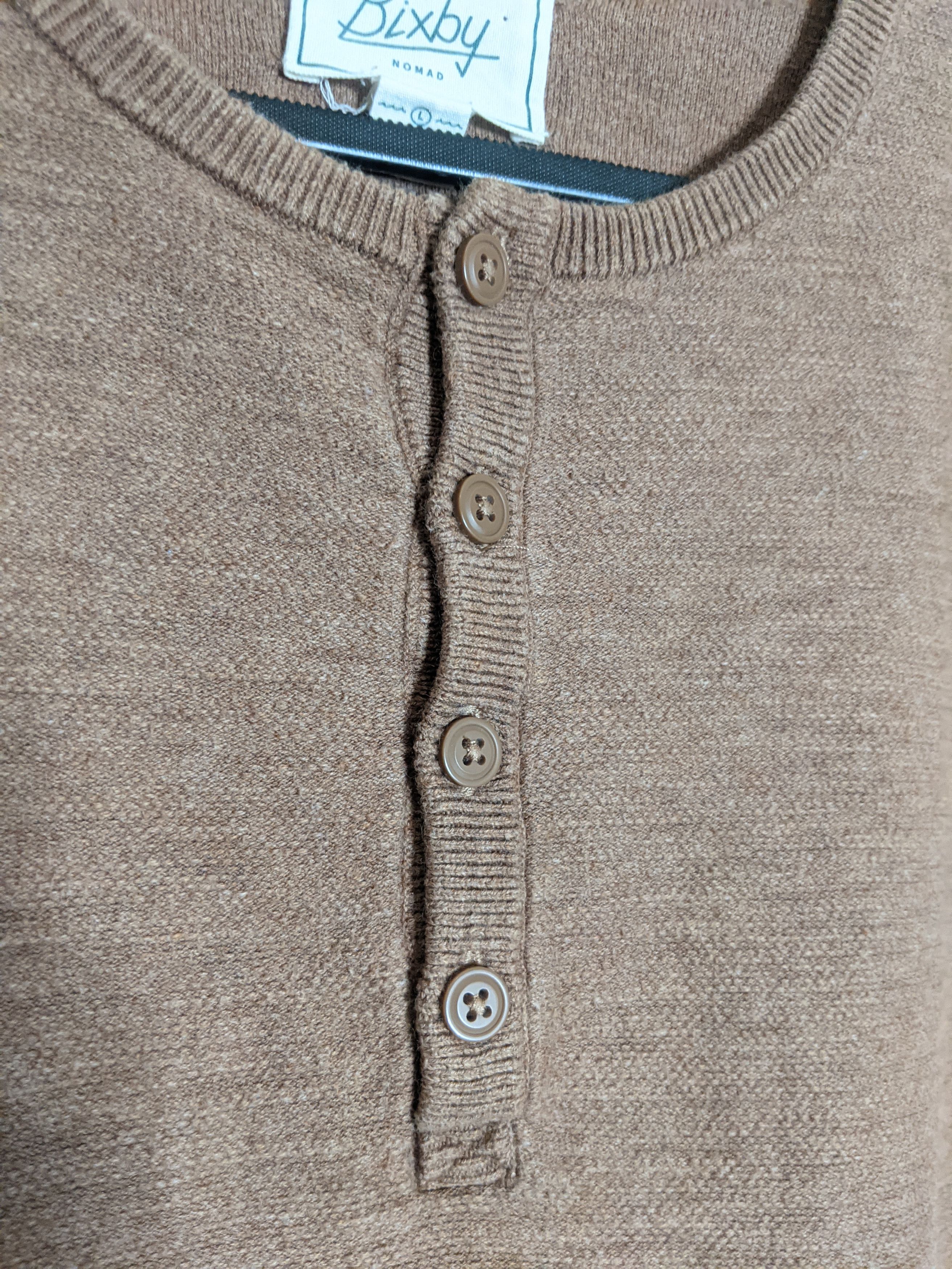Other Bixby Nomad knit henley sweatshirt Size US L / EU 52-54 / 3 - 6 Thumbnail