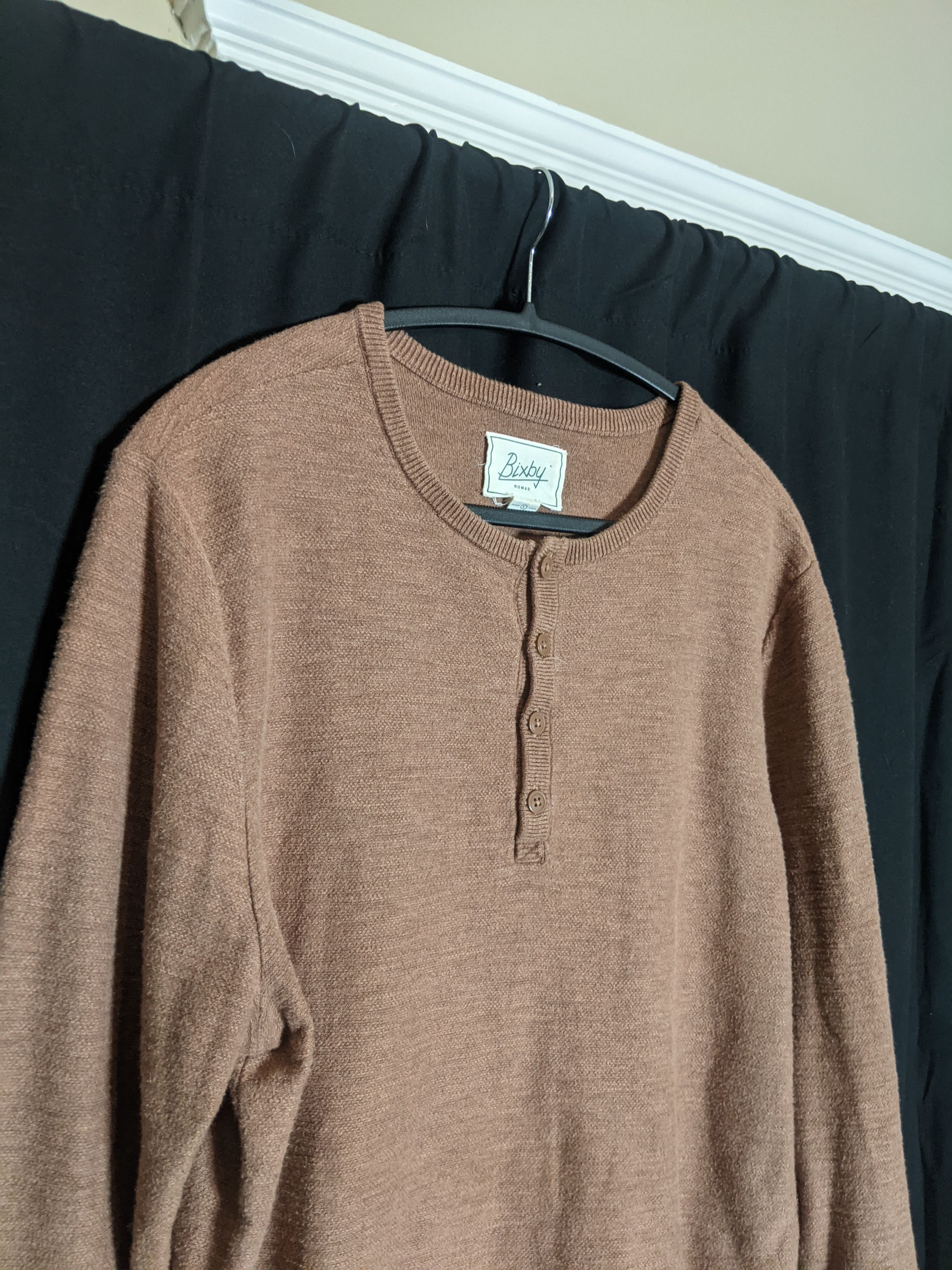 Other Bixby Nomad knit henley sweatshirt Size US L / EU 52-54 / 3 - 7 Thumbnail