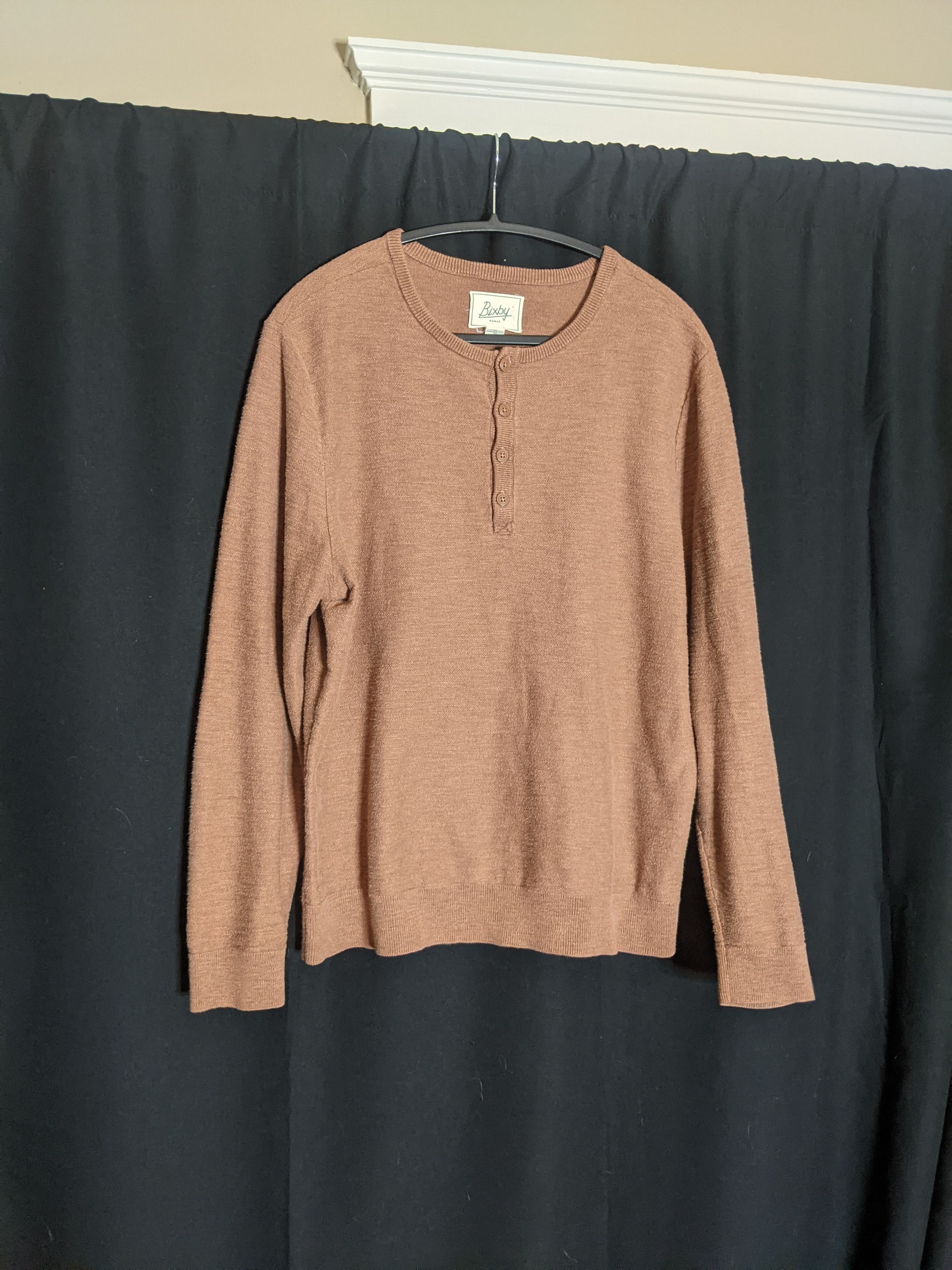Other Bixby Nomad knit henley sweatshirt Size US L / EU 52-54 / 3 - 8 Thumbnail