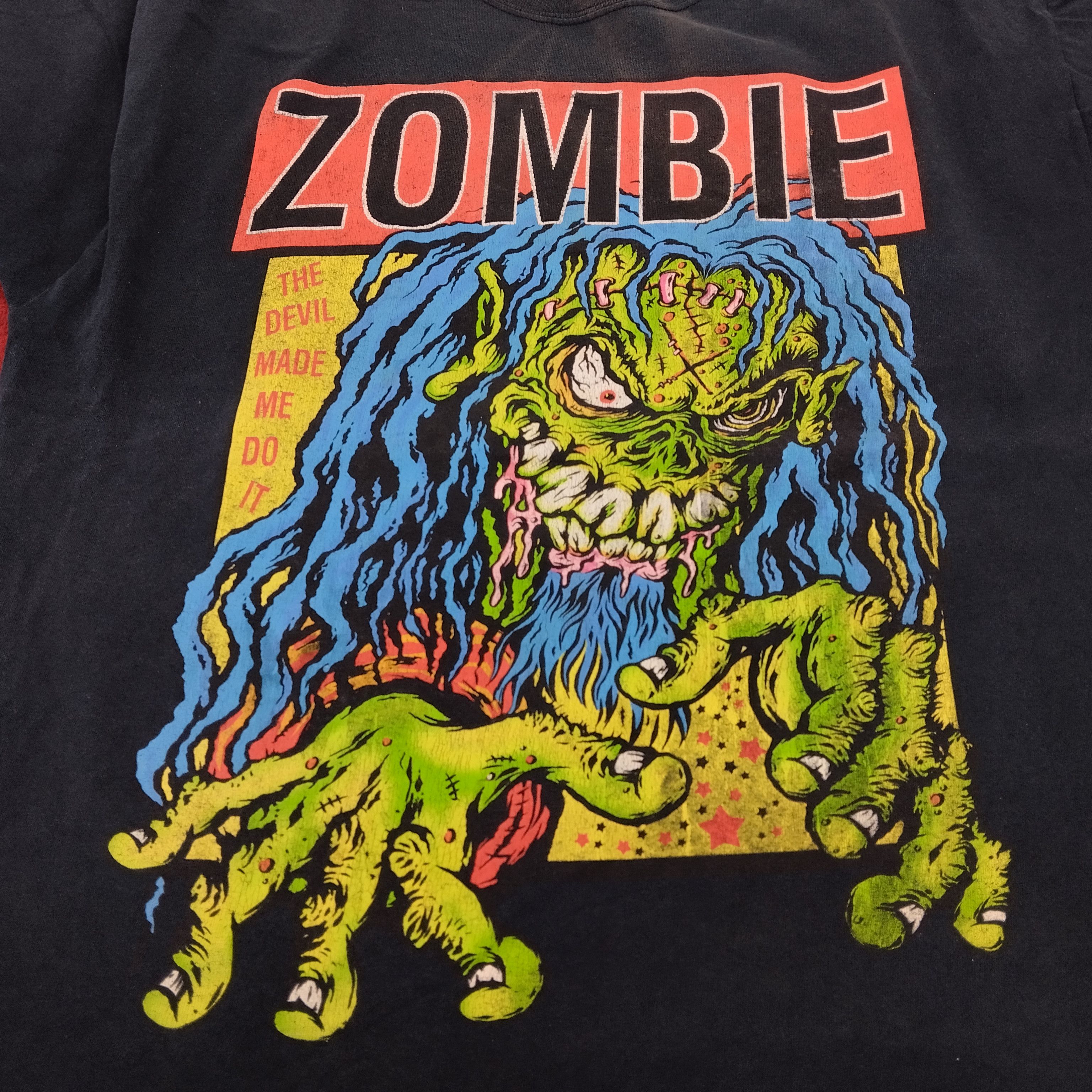 Band Tees × Vintage Rob Zombie Rock Singer Horror Style Big Print Tshirt Size US XXL / EU 58 / 5 - 2 Thumbnail