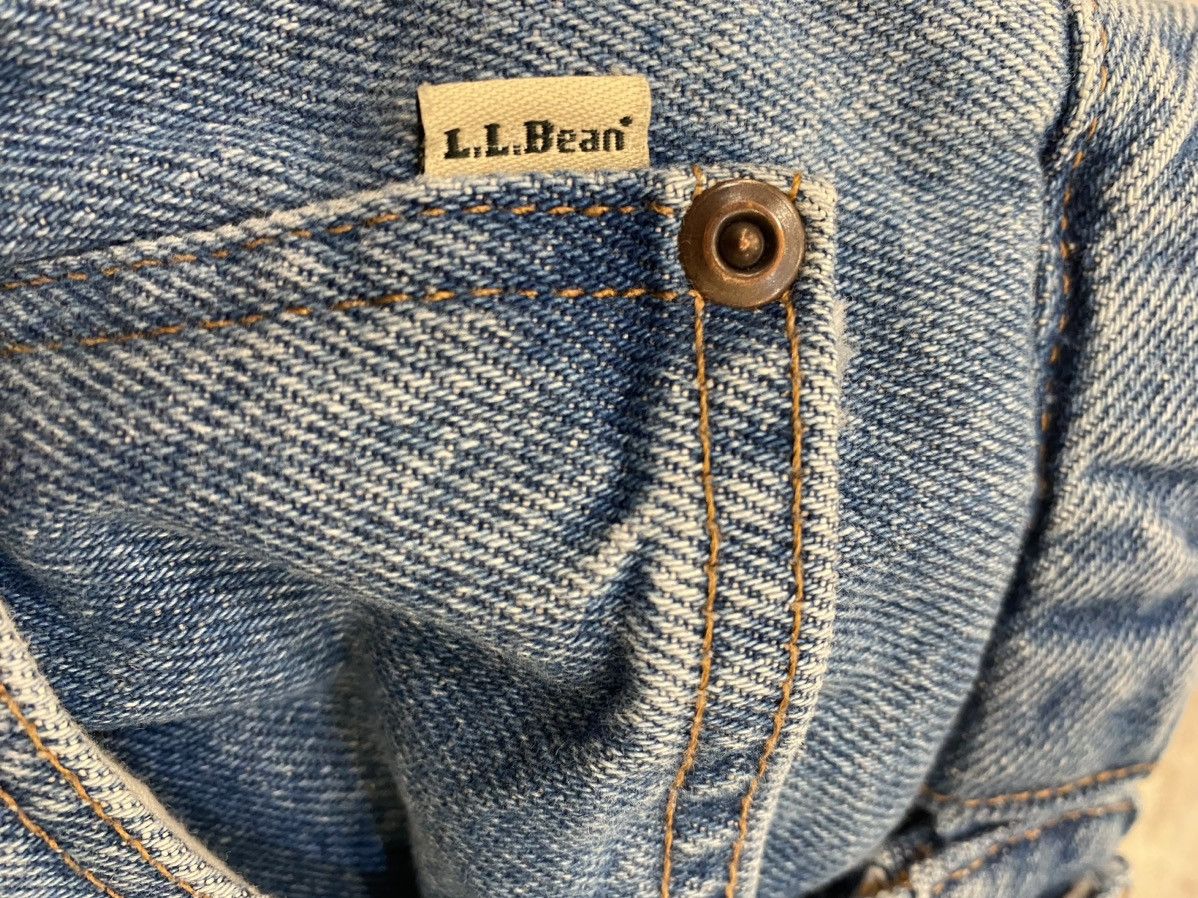 L.L. Bean × Vintage L.L. Bean Comfort Waist Washed Denim Striaght Jeans Size US 35 - 4 Thumbnail