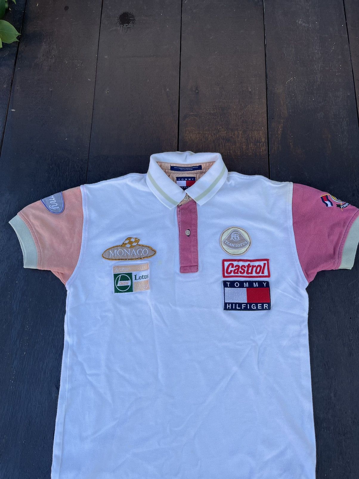 Lotus Shoes × Tommy Hilfiger × Vintage Tommy Hilfinger Collar Shirt Vintage Embroidery Logo Size US S / EU 44-46 / 1 - 3 Thumbnail