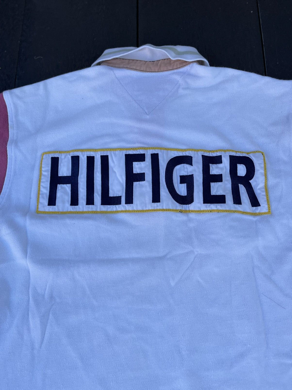 Lotus Shoes × Tommy Hilfiger × Vintage Tommy Hilfinger Collar Shirt Vintage Embroidery Logo Size US S / EU 44-46 / 1 - 12 Thumbnail